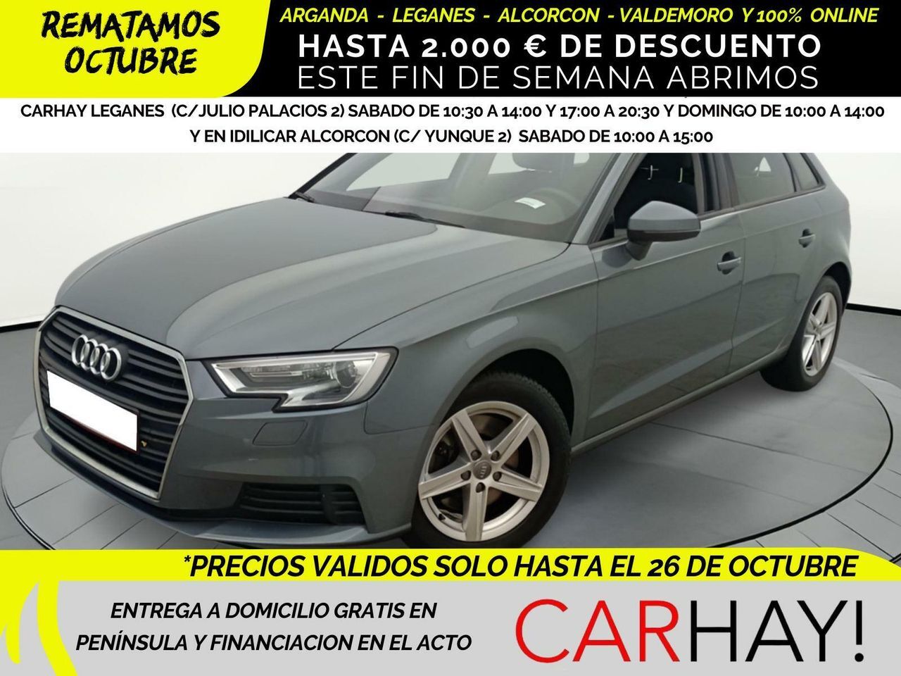 AUDI A3 (SPORTBACK 2.0 35 TDI 110KW S TRONIC) en Madrid