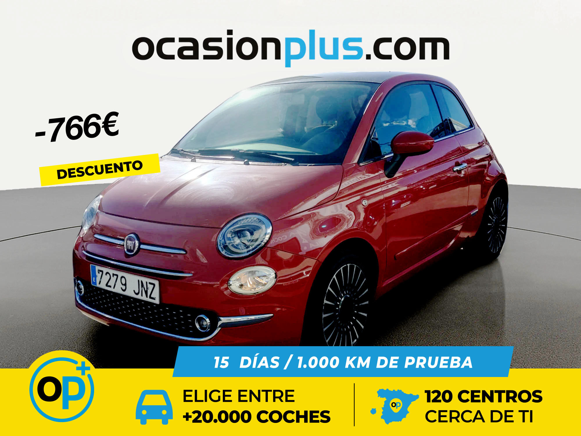 FIAT 500 (1.2 8v Lounge 51 kW (69 CV)) en Madrid