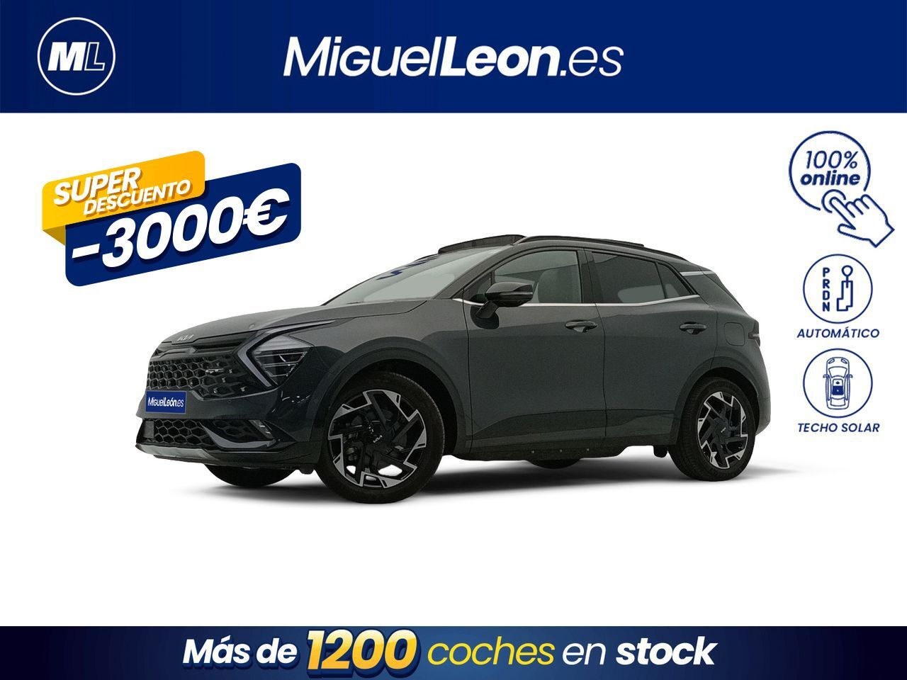 KIA Sportage (1.6 T-GDi PHEV 198kW (265CV) GT-line 4x4) en Palmas, Las