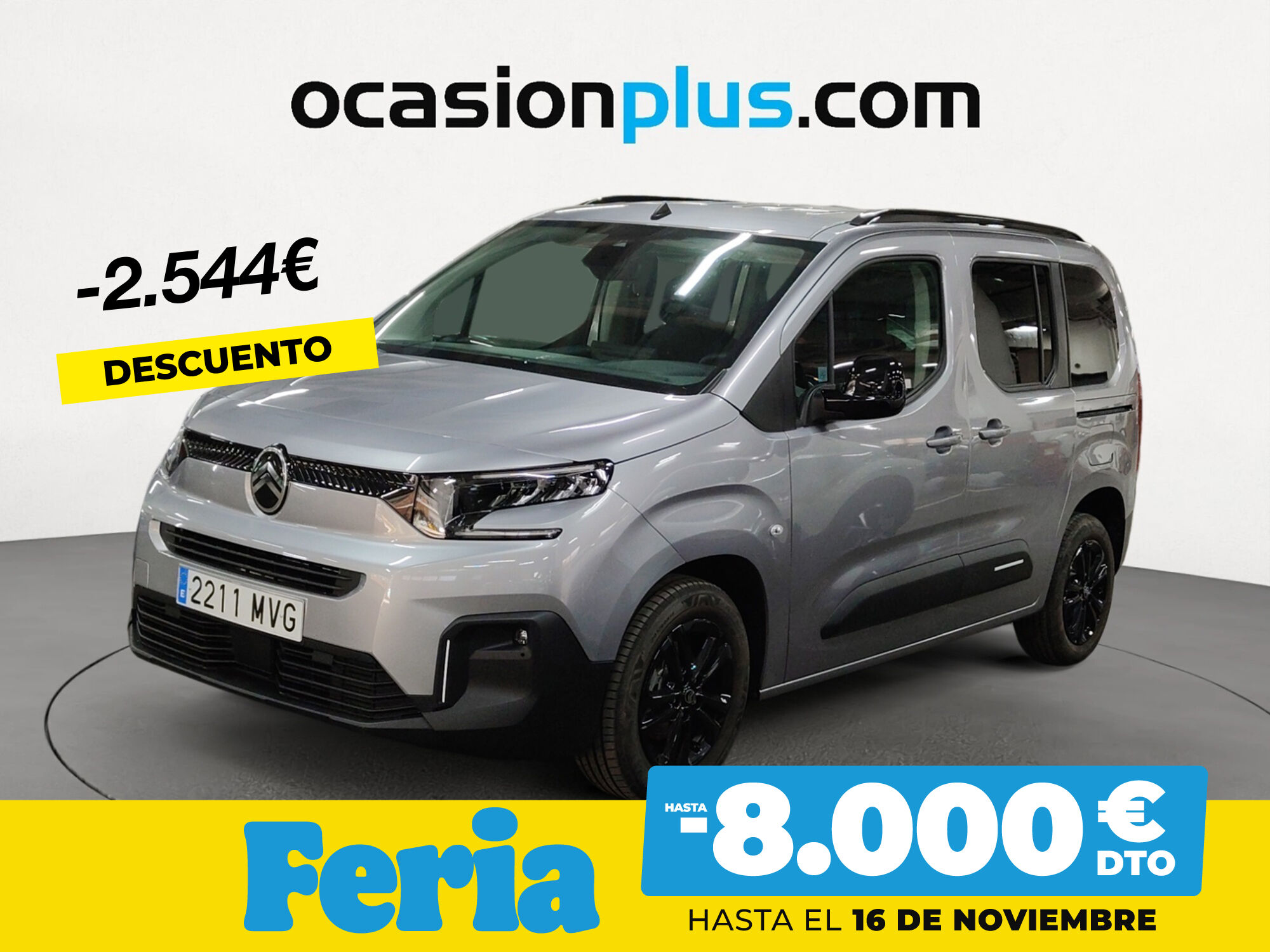 CITROEN Berlingo (BlueHDi 100 S&S Plus Talla M 75 kW (102 CV)) en Madrid