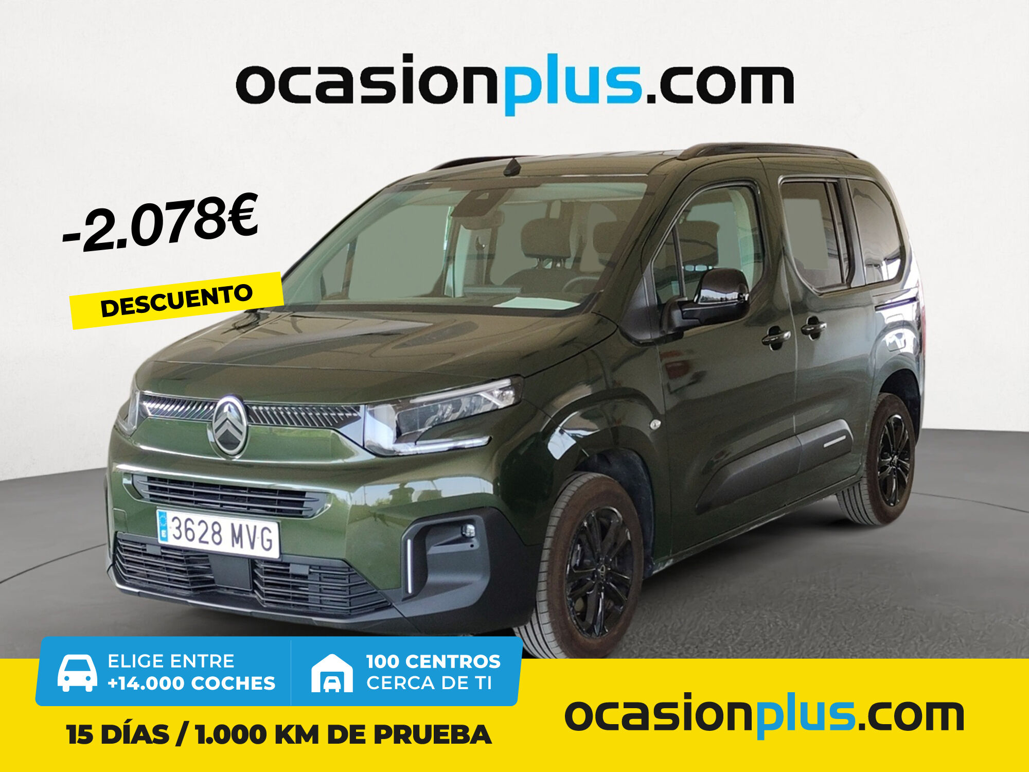CITROEN Berlingo (BlueHDi 100 S&S Plus Talla M 75 kW (102 CV)) en Madrid