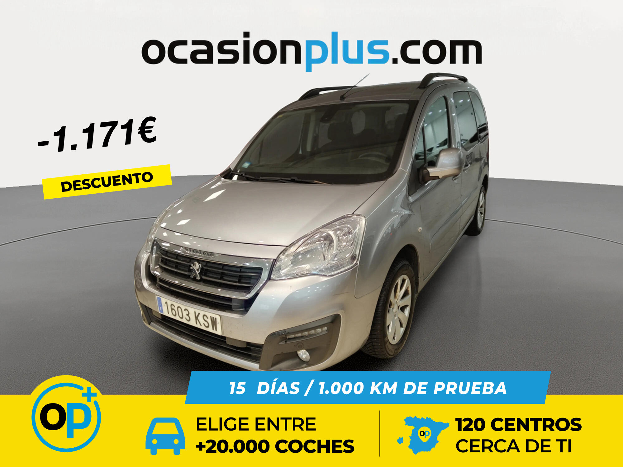 PEUGEOT Partner (Combi BlueHDI 120 Style 88 kW (120 CV)) en Madrid