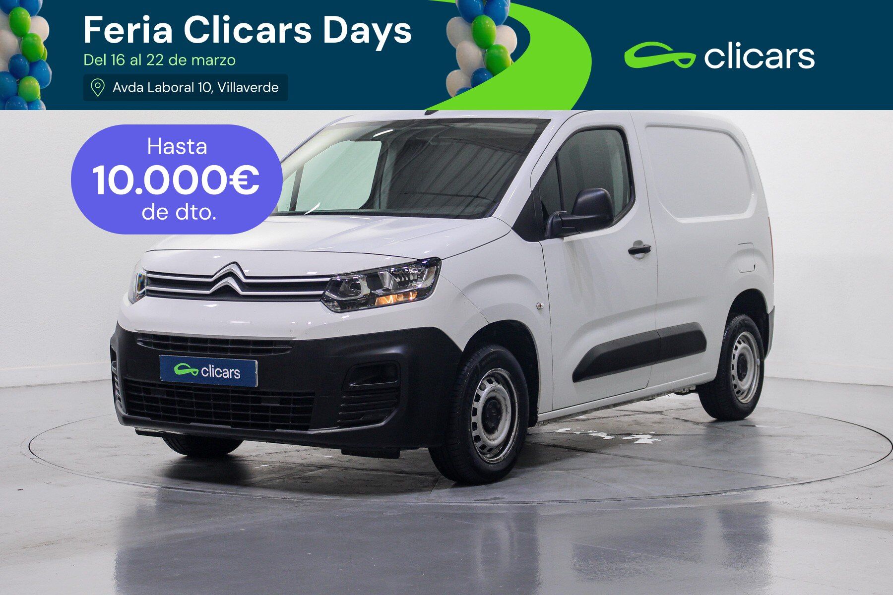 Foto del CITROEN Berlingo Van BlueHDi S&S Talla M Control 75