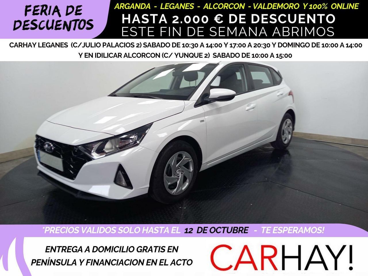 HYUNDAI i20 (1.0 TGDI 74KW (100CV) 48V ESSENCE) en Madrid