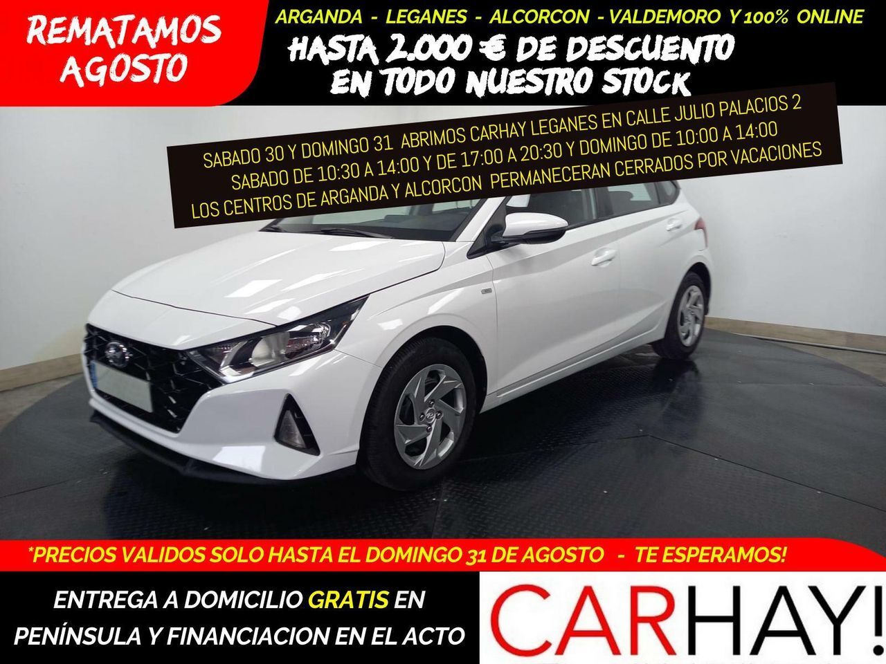 HYUNDAI i20 (1.0 TGDI 74KW (100CV) 48V ESSENCE) en Madrid