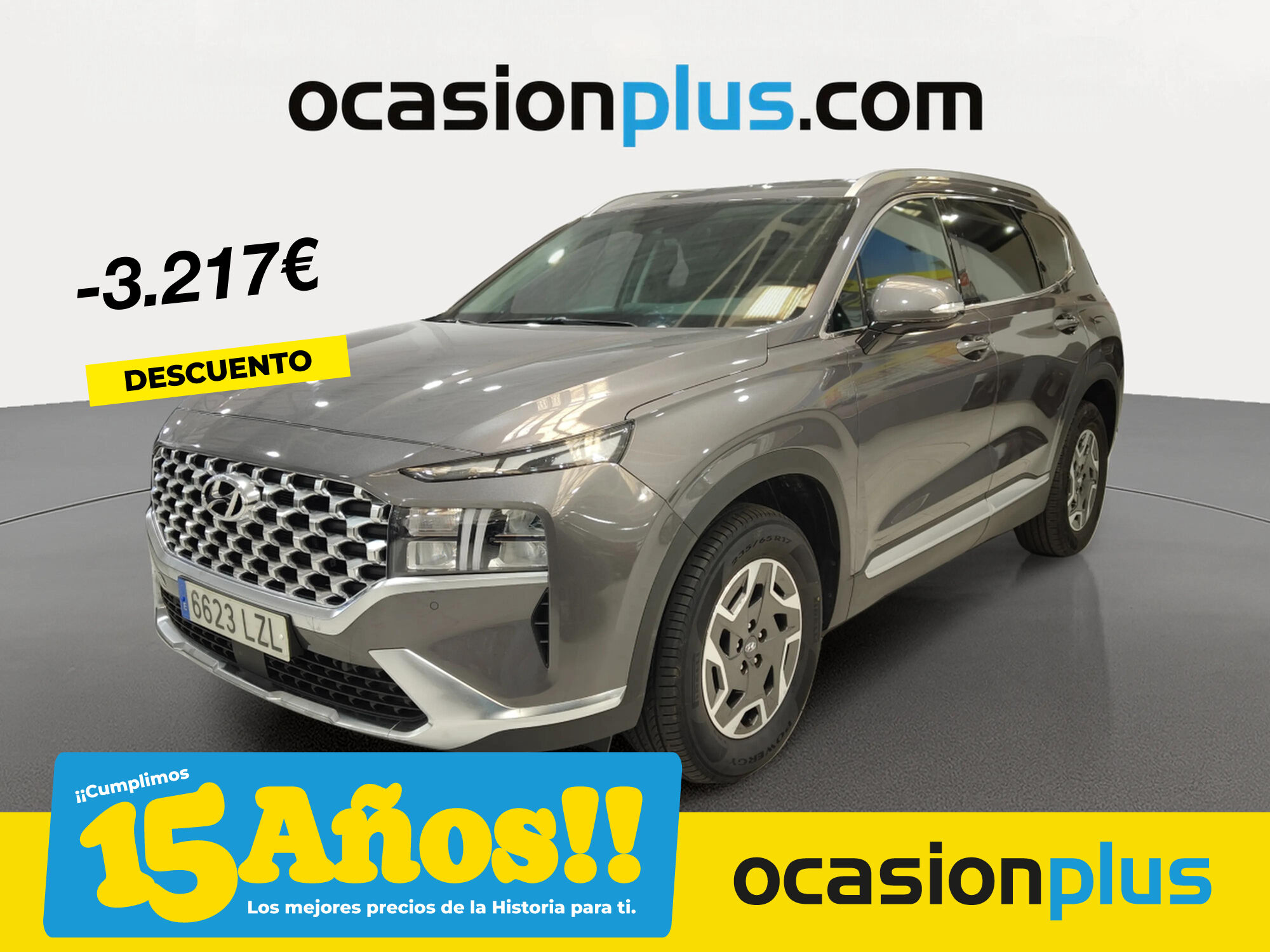 HYUNDAI Santa Fe (1.6 TGDi HEV Klass 4x2 Auto 169 kW (230 CV)) en Madrid