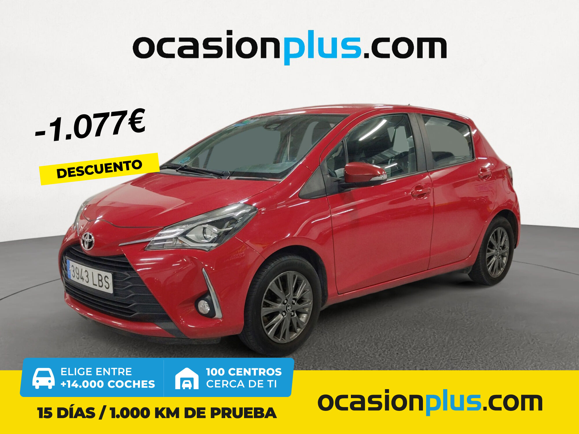TOYOTA Yaris (1.0 Active 51 kW (69 CV)) en Madrid
