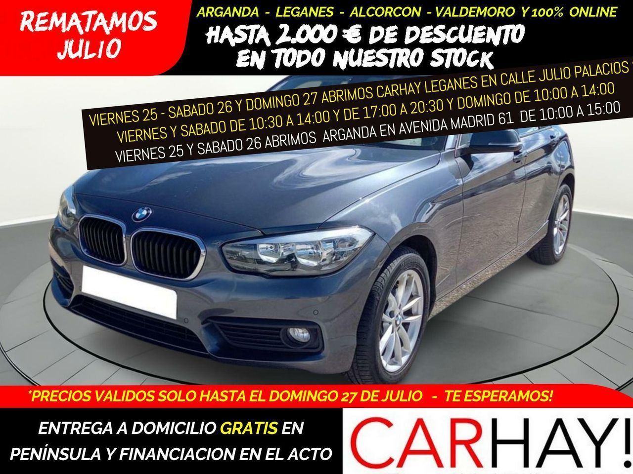 BMW Serie 1 (116d AdBlue(EU6c) Model Advantage Busine) en Madrid