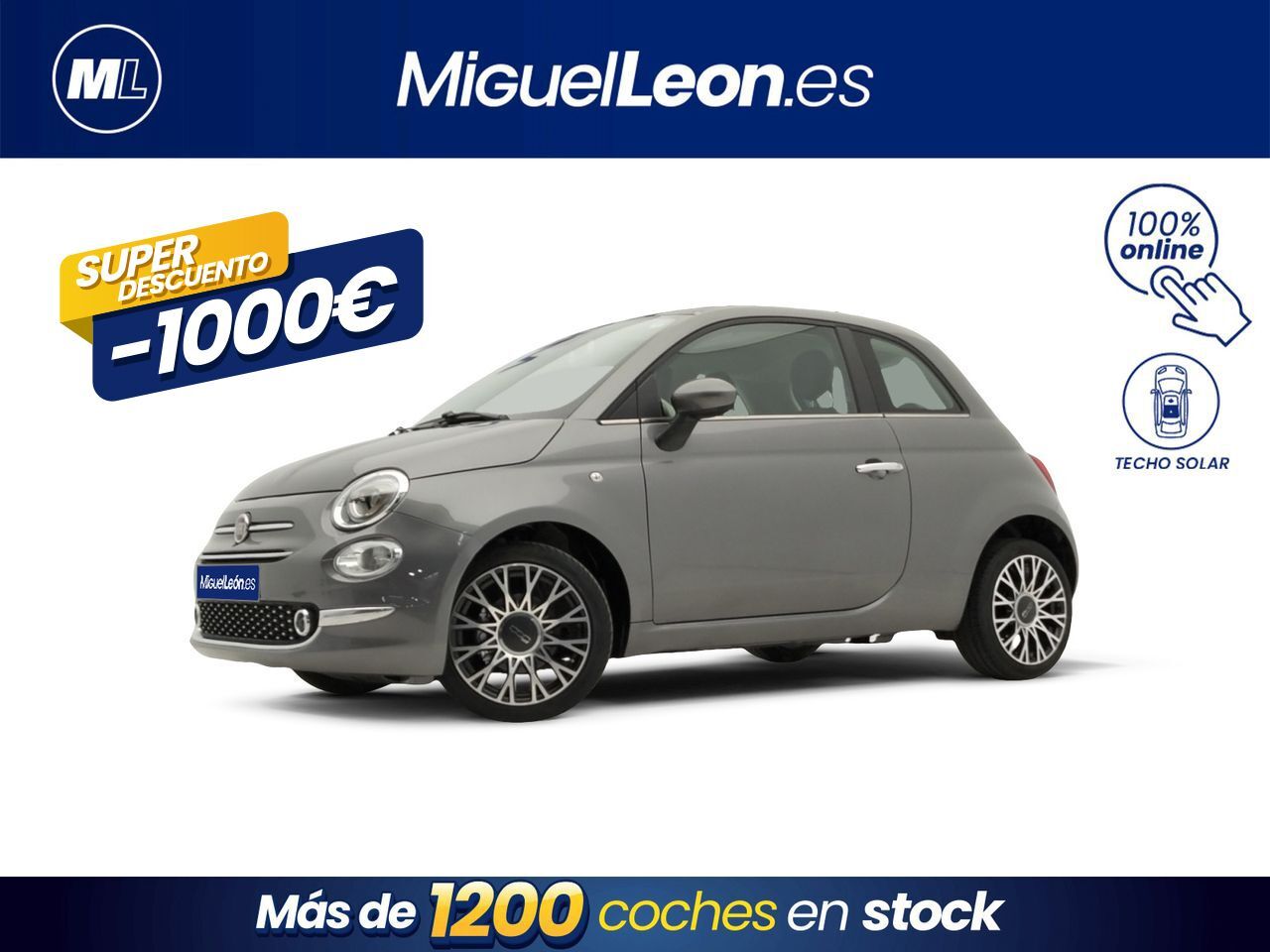 FIAT 500 (Dolcevita 1.0 Hybrid 51KW (70 CV)) en Palmas, Las