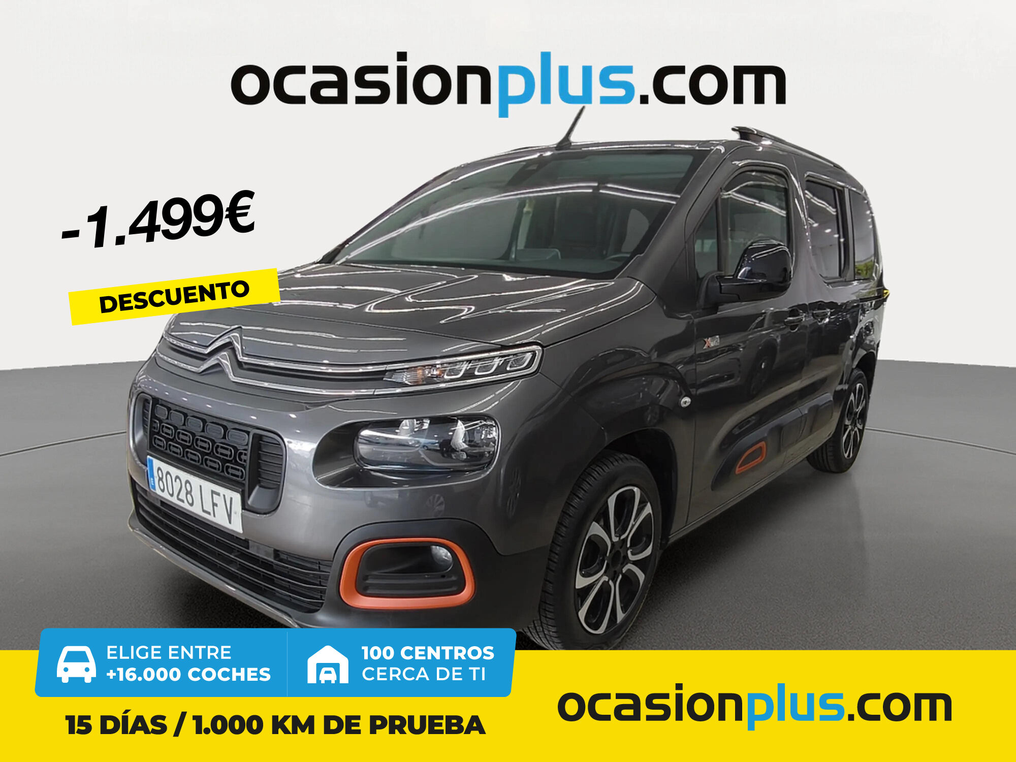 CITROEN Berlingo (BlueHDi 100 S&S Talla M Shine 75 kW (102 CV)) en Madrid
