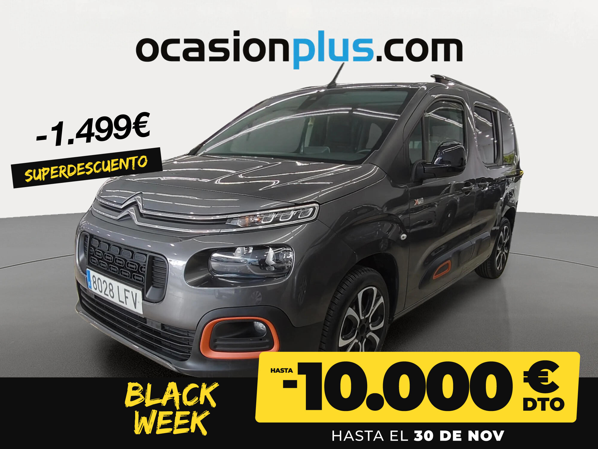 CITROEN Berlingo (BlueHDi 100 S&S Talla M Shine 75 kW (102 CV)) en Madrid