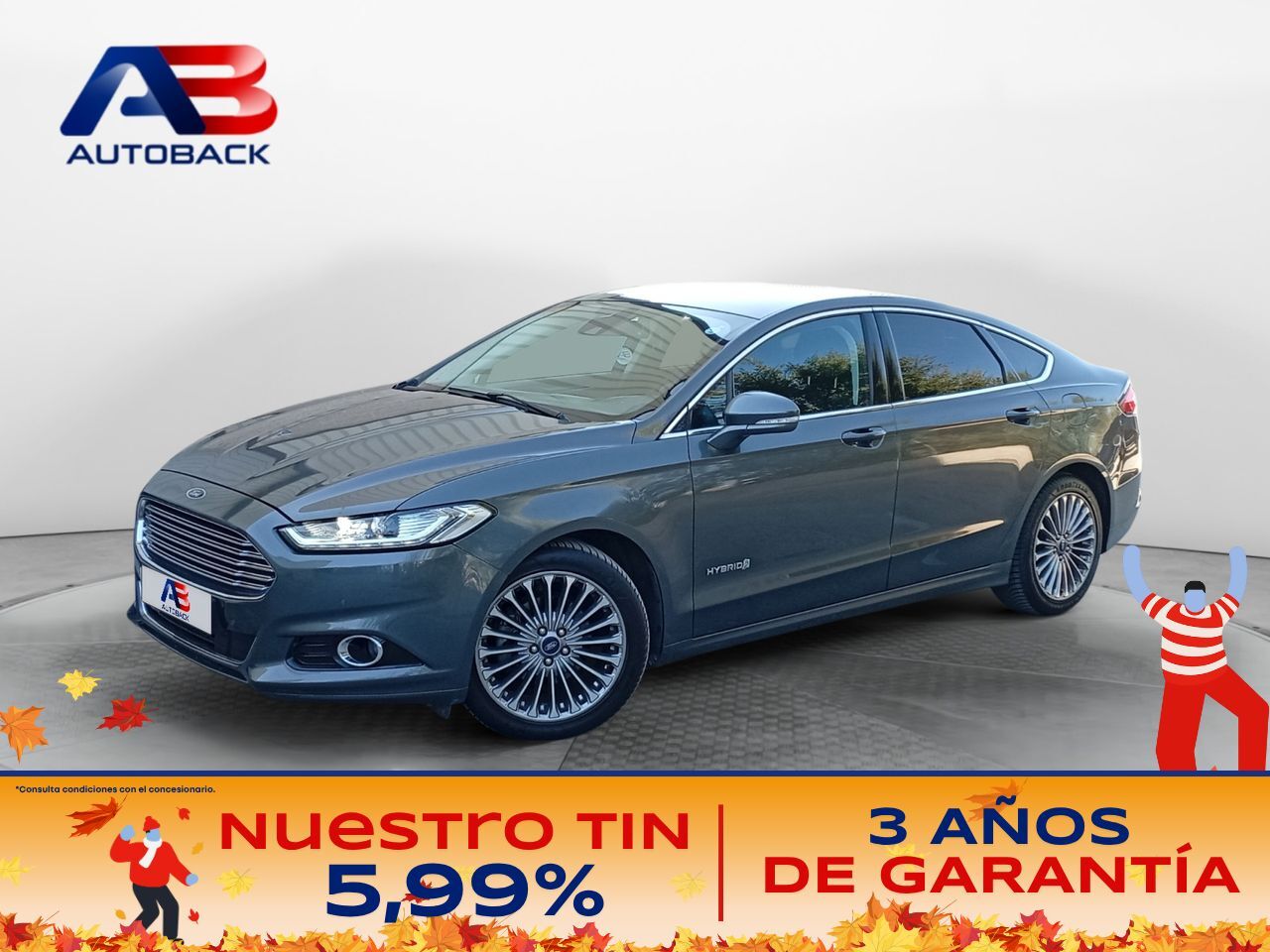 FORD Mondeo (2.0 Híbrido 137kW (187CV) Titanium HEV) en Madrid