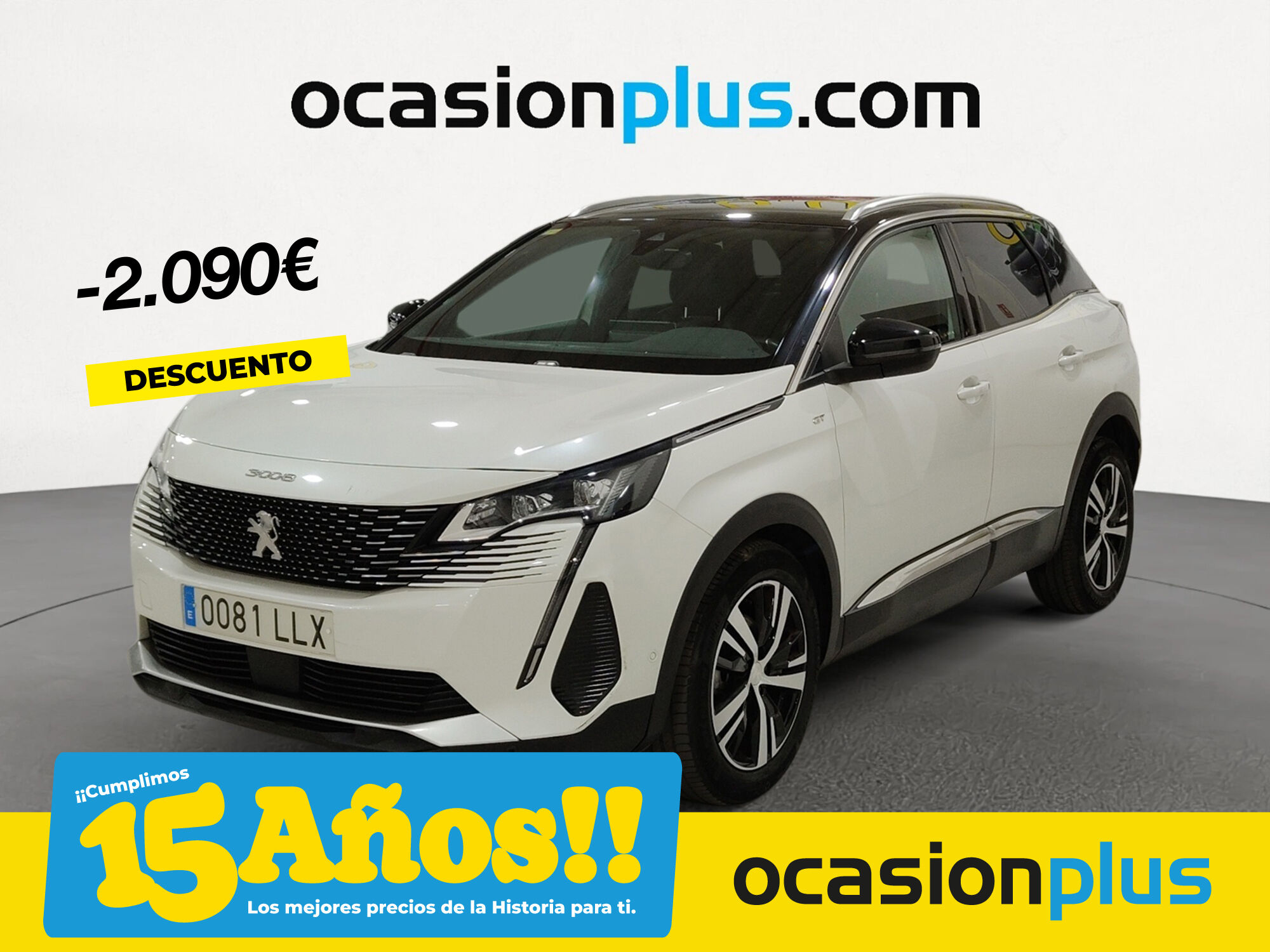 PEUGEOT 3008 (BlueHDi 130 S&S GT EAT8 96 kW (130 CV)) en Madrid