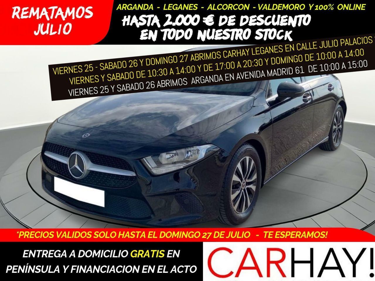 MERCEDES Clase A (180 D BUSINESS SOLUTION AUT) en Madrid