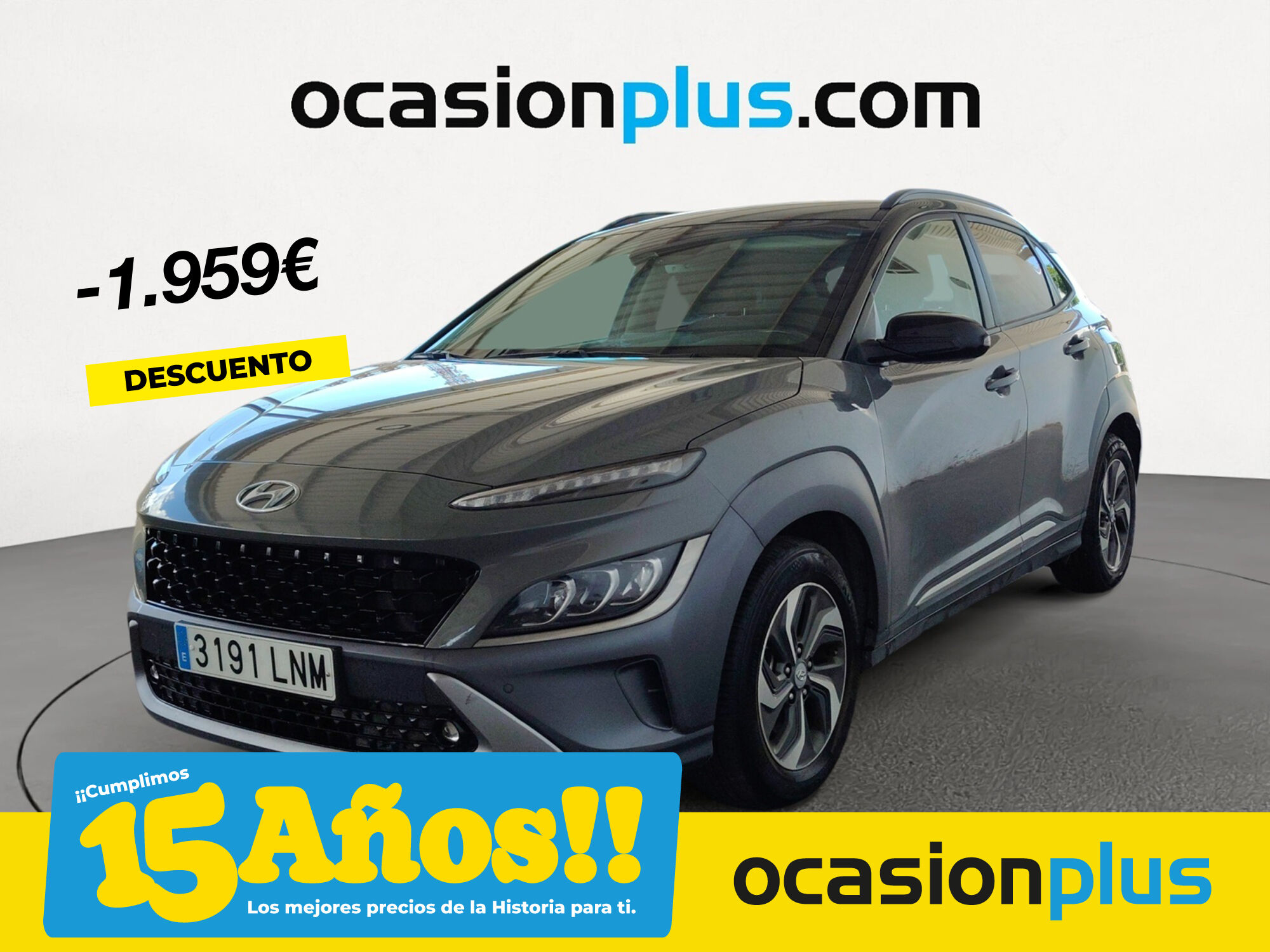 HYUNDAI Kona (1.6 GDI HEV Tecno 2C DCT 104 kW (141 CV)) en Madrid