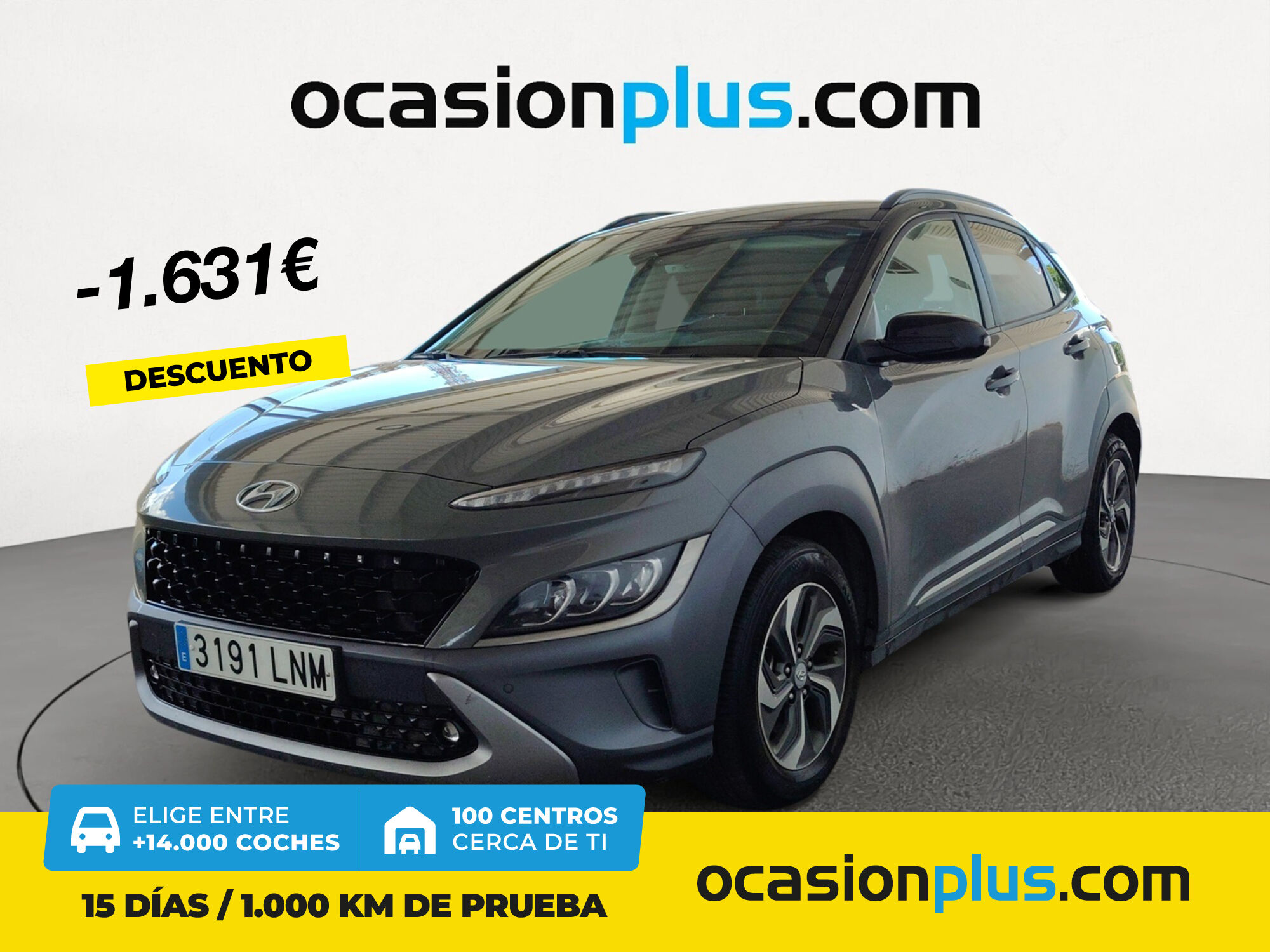 HYUNDAI Kona (1.6 GDI HEV Tecno 2C DCT 104 kW (141 CV)) en Madrid