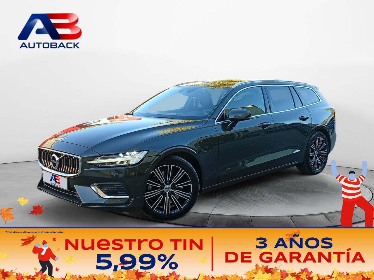 VOLVO V60 (2.0 T6 AWD Recharge Inscription Exp Auto) en Madrid