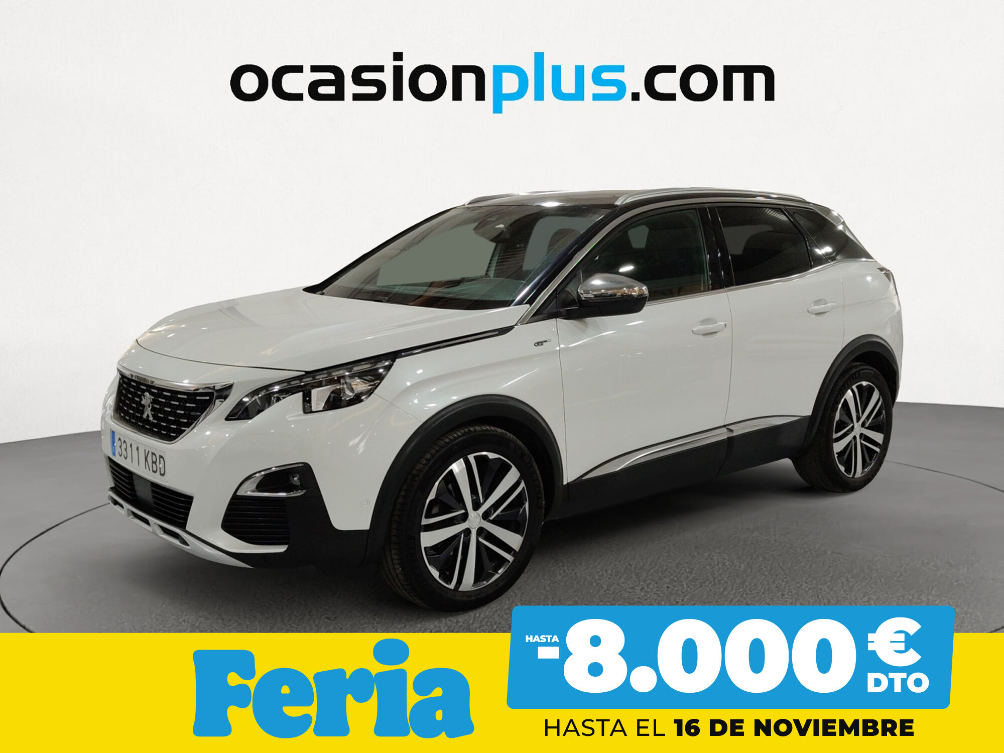 PEUGEOT 3008 (BlueHDi 180 S&S GT EAT6 133 kW (180 CV)) en Madrid