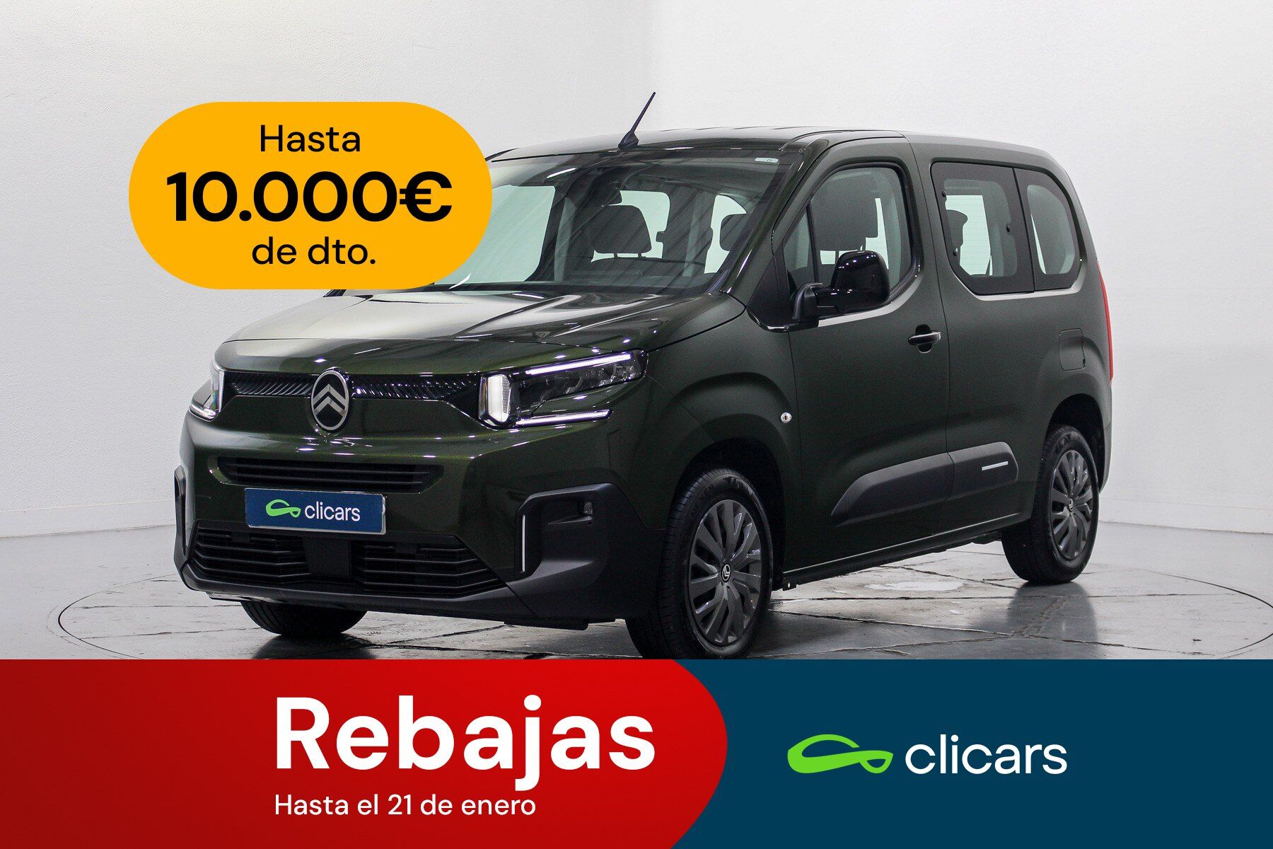 CITROEN Berlingo (Berlingo BlueHDi S&S Talla M Plus 100) en Madrid