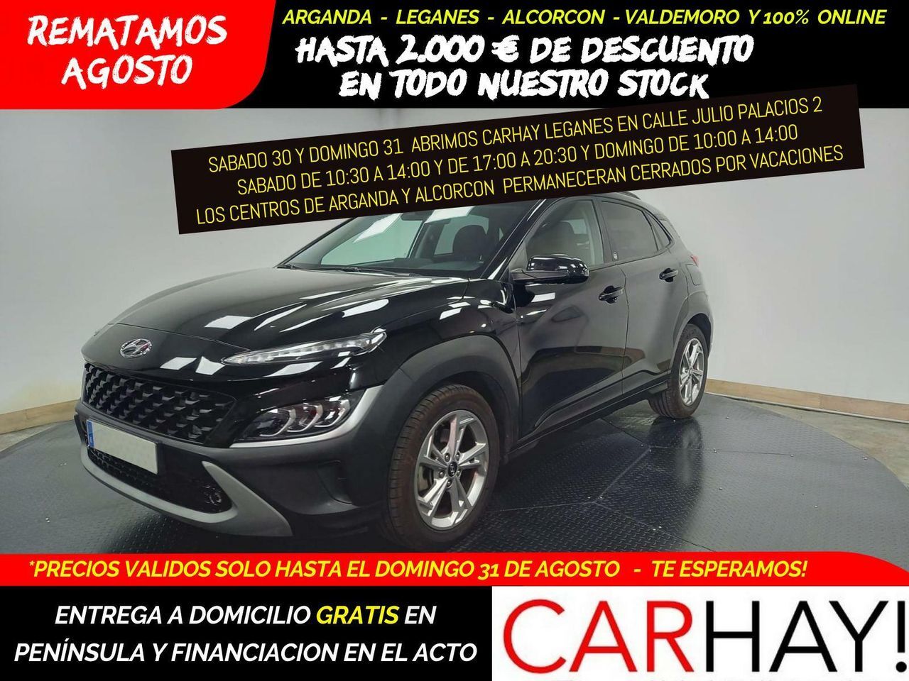 HYUNDAI Kona (1.0T-GDI EDITON 30 120CV) en Madrid