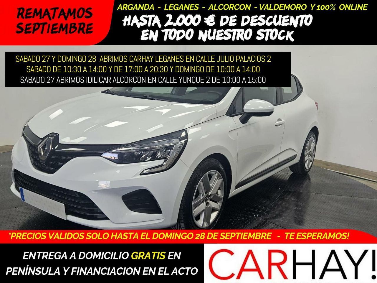 RENAULT Clio (1.0 TCE CORPORATE EDITION 90 CV GPS, PDC) en Madrid