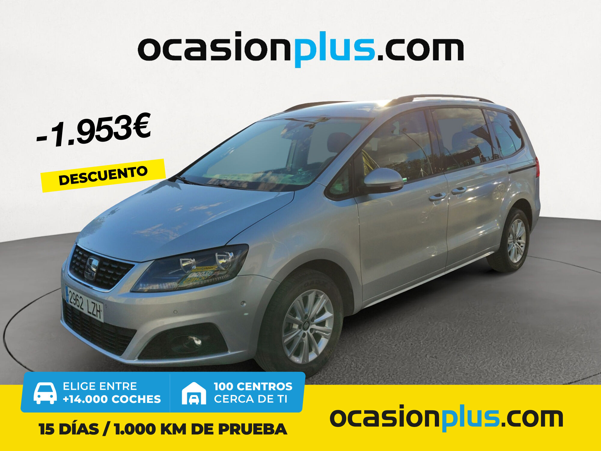 SEAT Alhambra (1.4 TSI Style Go S&S DSG 110 kW (150 CV)) en Madrid
