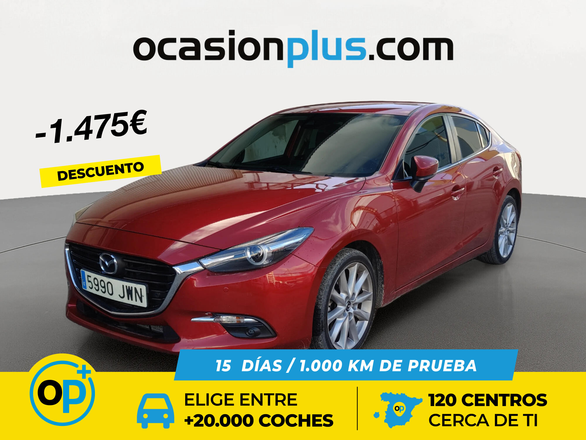 MAZDA Mazda3 (2.2 DE MT Luxury SportSedan 110 kW (150 CV)) en Madrid