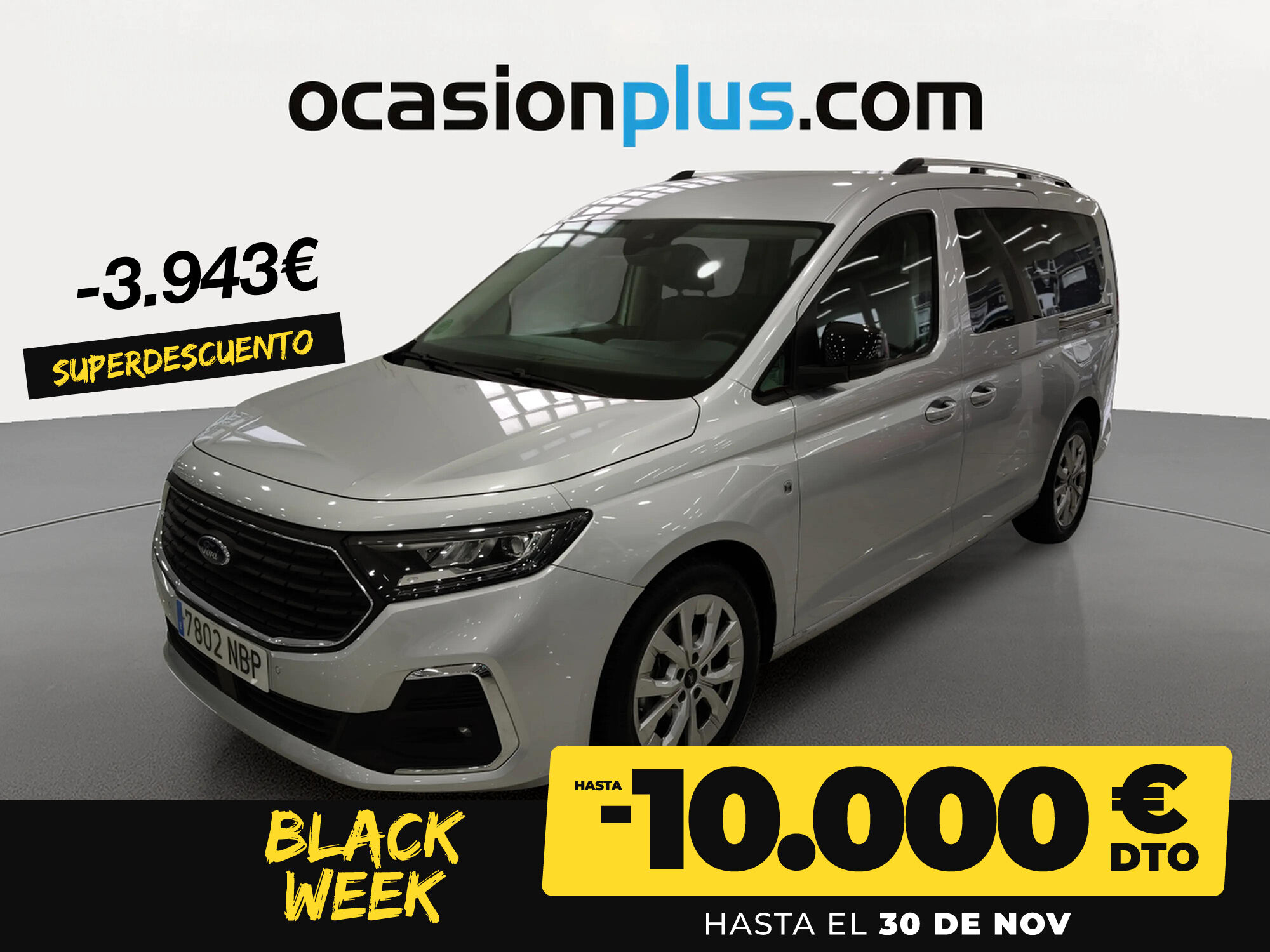 FORD Tourneo Connect (2.0 Ecoblue Titanium Auto 90 kW (122 CV)) en Madrid