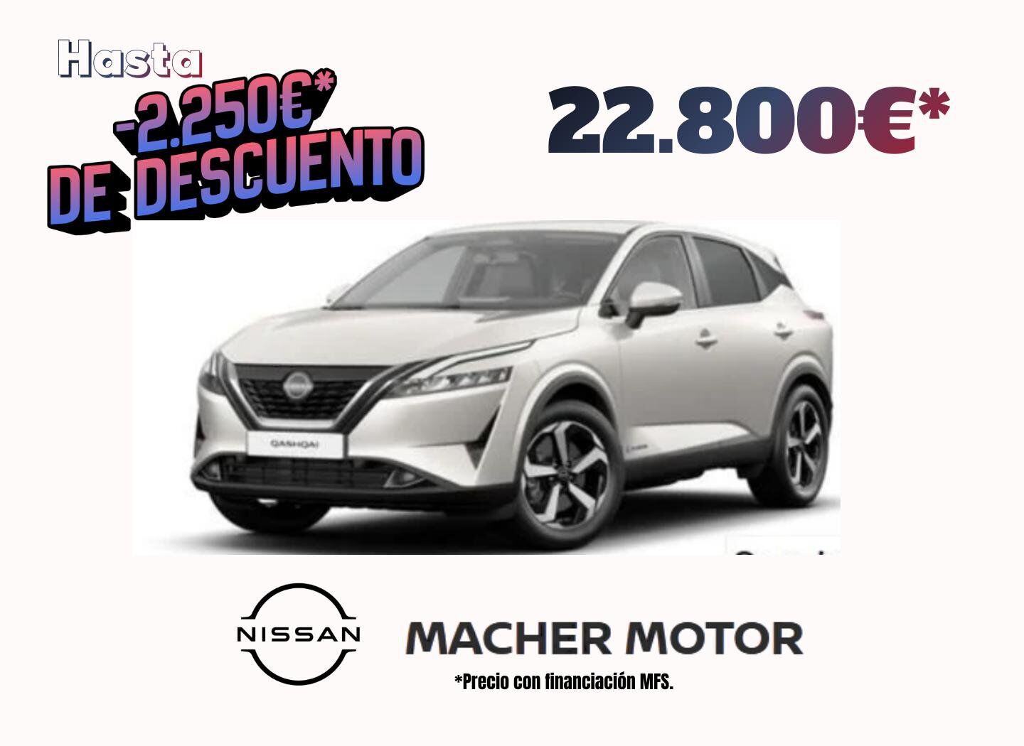 NISSAN Qashqai (1.3 DIG-T 140cv mHEV 4x2 N-Connecta) en Palmas, Las