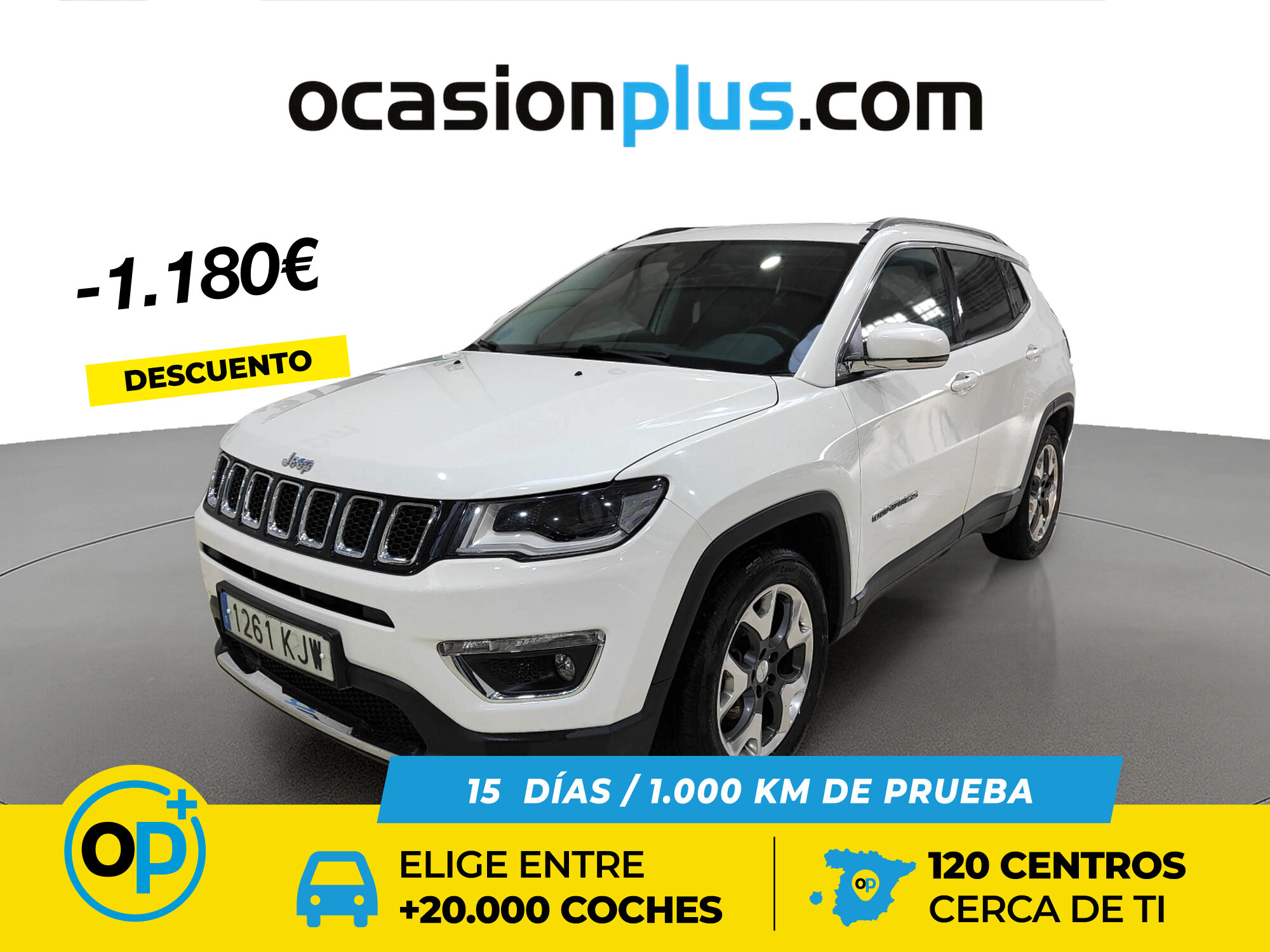 JEEP Compass (1.6 Multijet Limited 4x2 88 kW (120 CV)) en Madrid