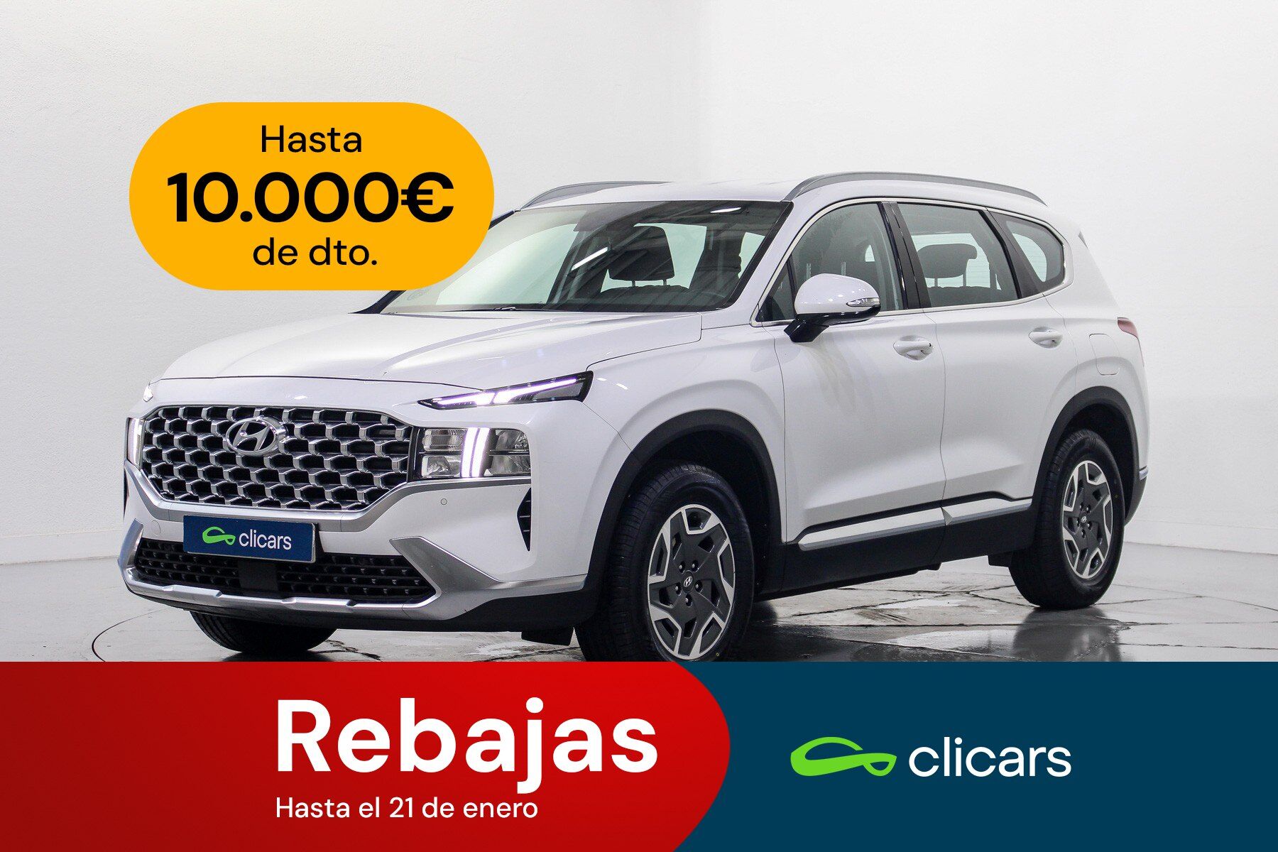 HYUNDAI Santa Fe (Santa Fe 1.6TGDI HEV Maxx 7pl 2WD 6AT) en Madrid