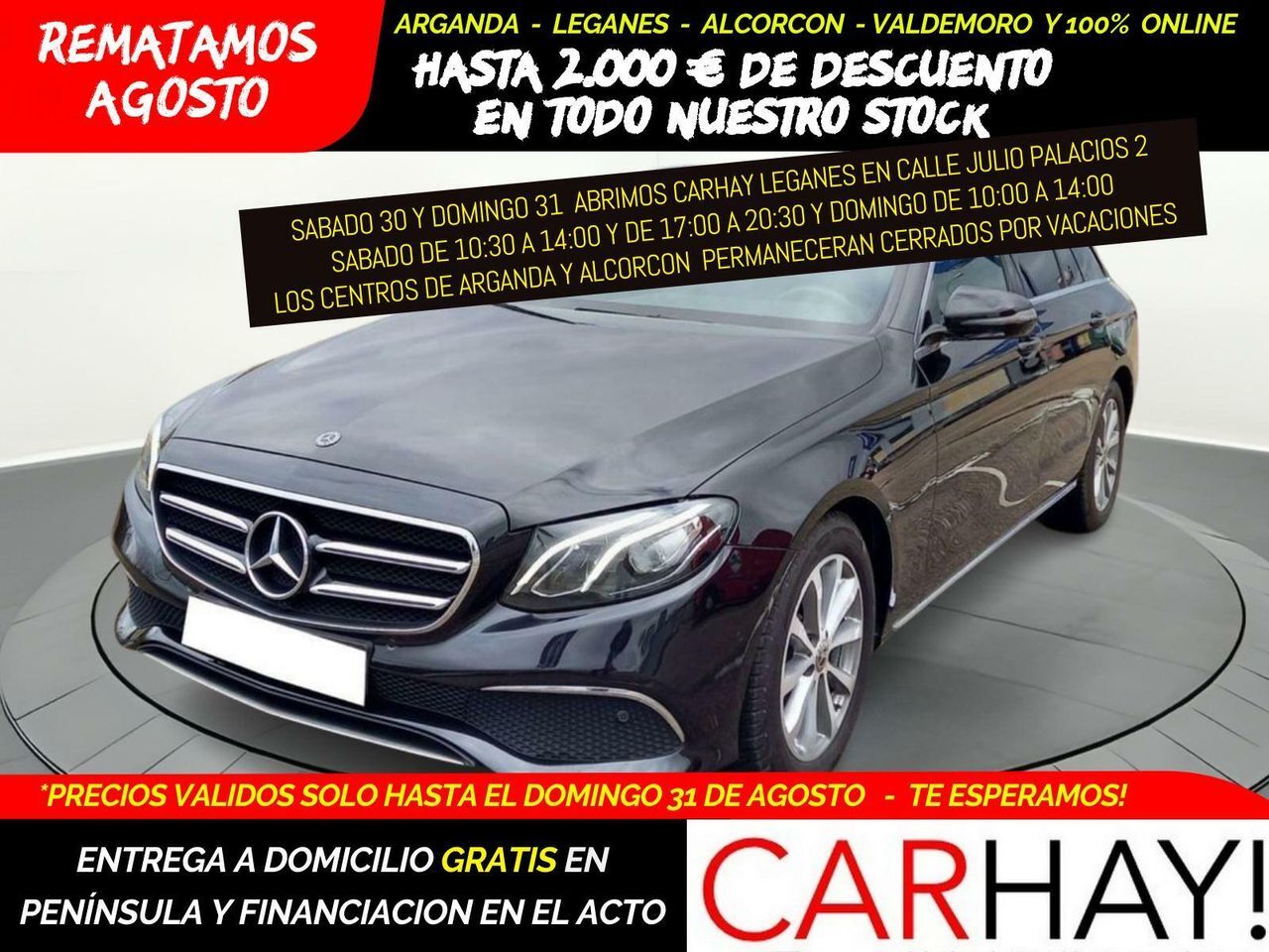 MERCEDES Clase E (BREAK 200 D BUSINESS SOLUTION (EU6)) en Madrid