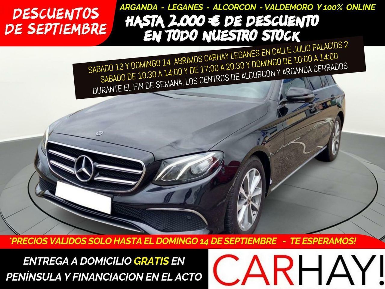 MERCEDES Clase E (BREAK 200 D BUSINESS SOLUTION (EU6)) en Madrid