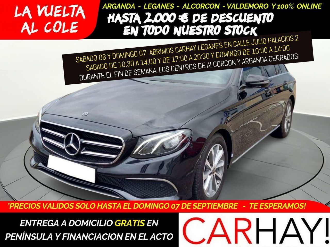 MERCEDES Clase E (BREAK 200 D BUSINESS SOLUTION (EU6)) en Madrid