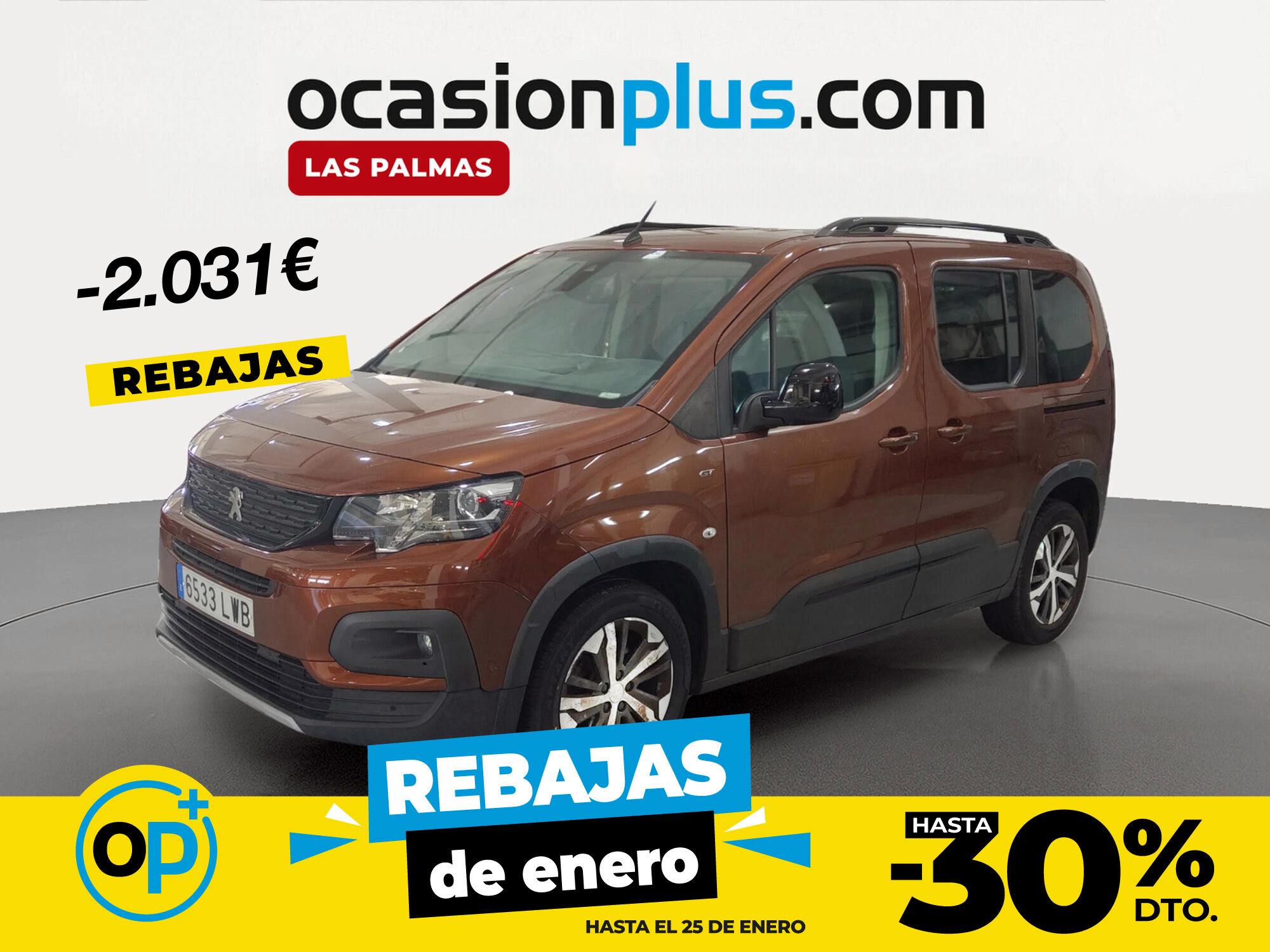 PEUGEOT Rifter (BlueHDi 100 GT Business Standard 73 kW (100 CV)) en Palmas,