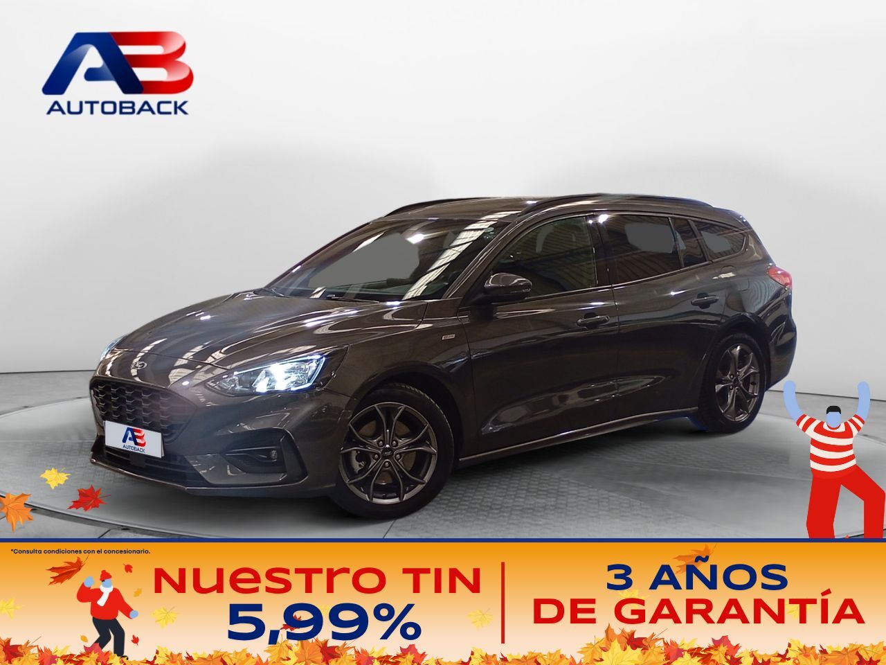 FORD Focus (1.0 Ecoboost MHEV 92kW ST-Line SB) en Madrid