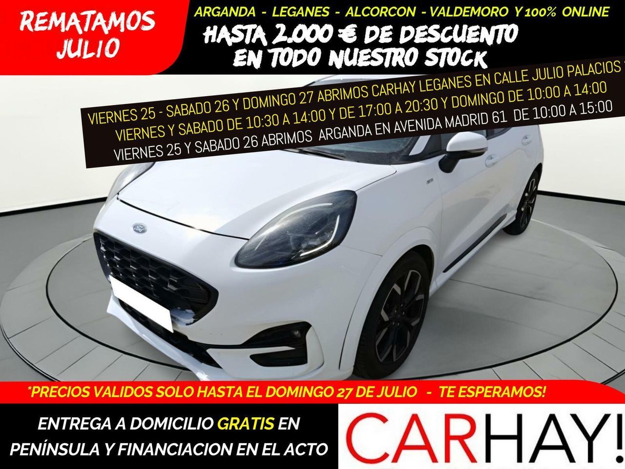 FORD Puma (ST LINE X 1.0 ECOBOOST MHEV 125CV) en Madrid