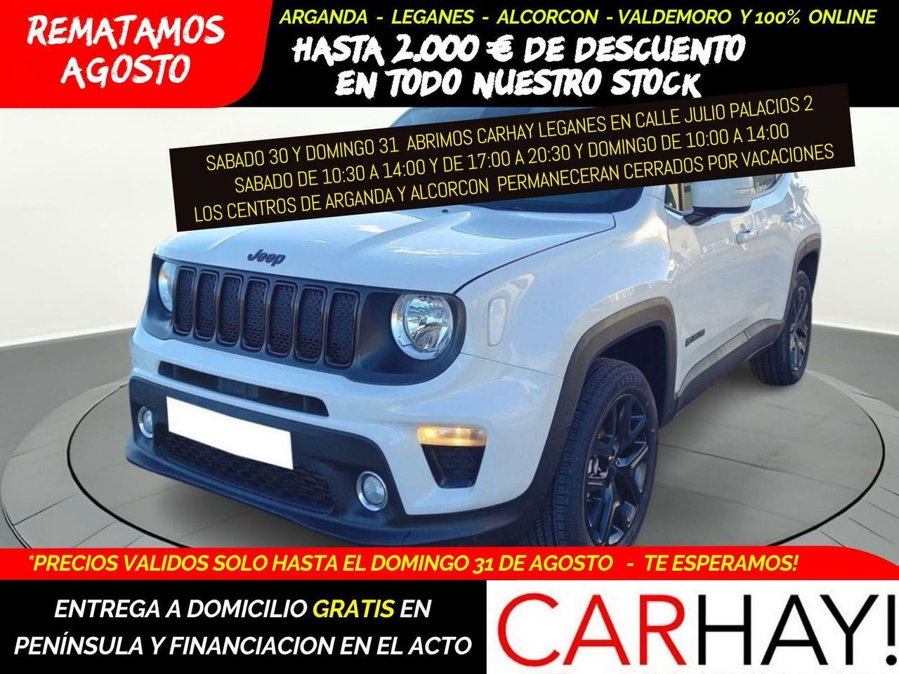 JEEP Renegade (2.0 MJT NIGHT EAGLE 4X4 AD 103KW) en Madrid