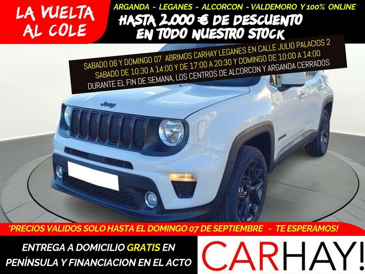JEEP Renegade (2.0 MJT NIGHT EAGLE 4X4 AD 103KW) en Madrid