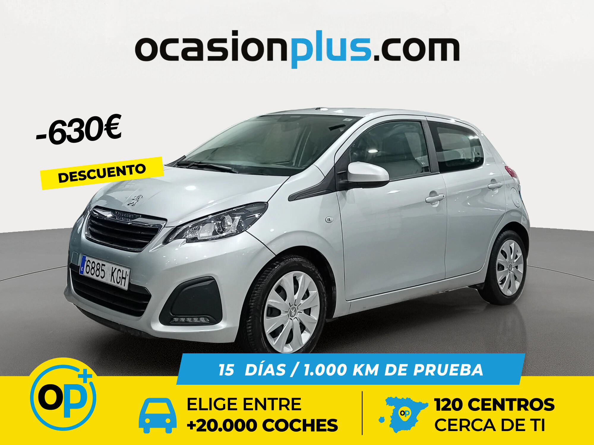 PEUGEOT 108 (1.2 PureTech Active 60 kW (82 CV)) en Madrid