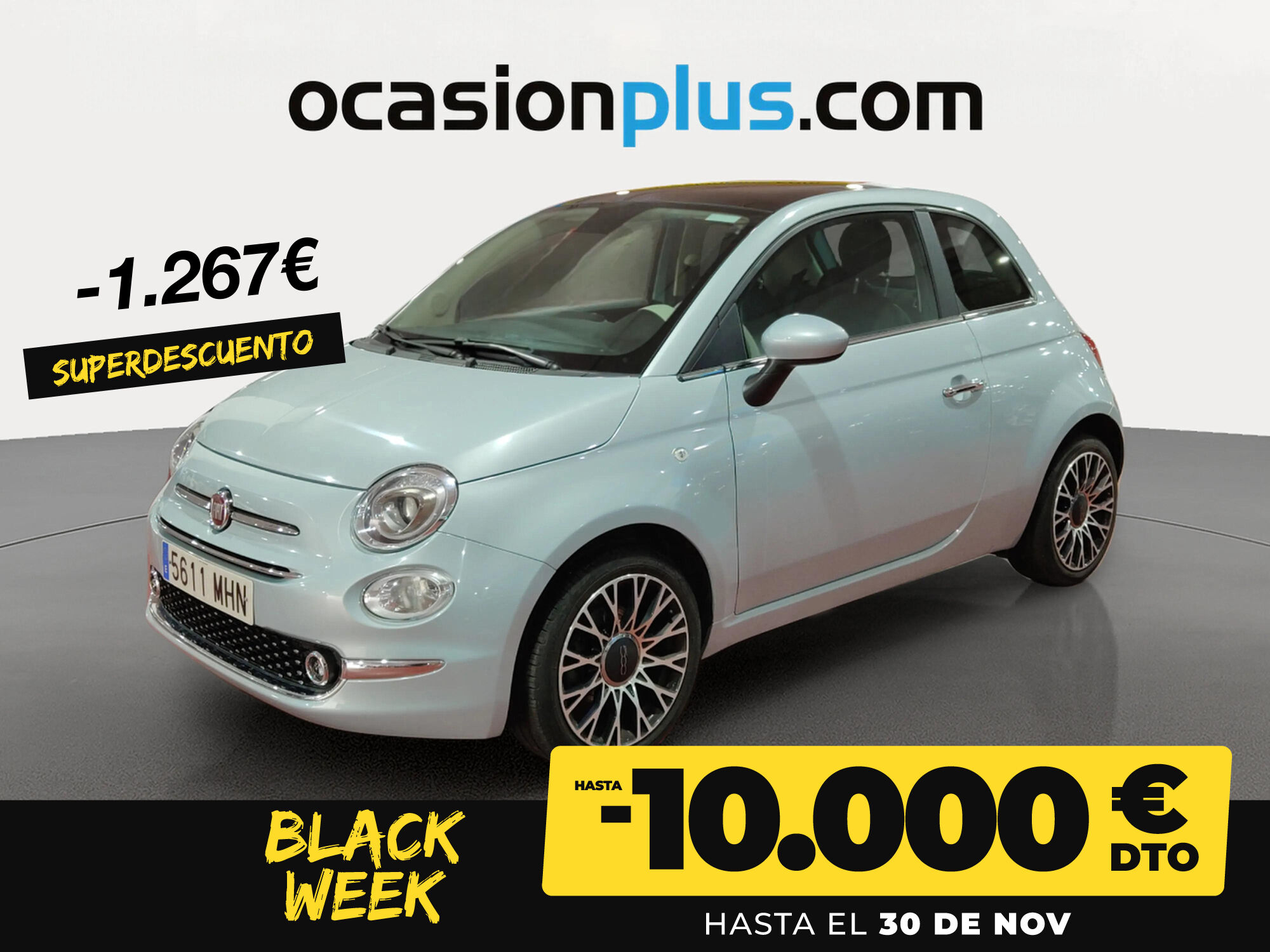 FIAT 500 (1.0 Hybrid Dolcevita 51 kW (70 CV)) en Madrid