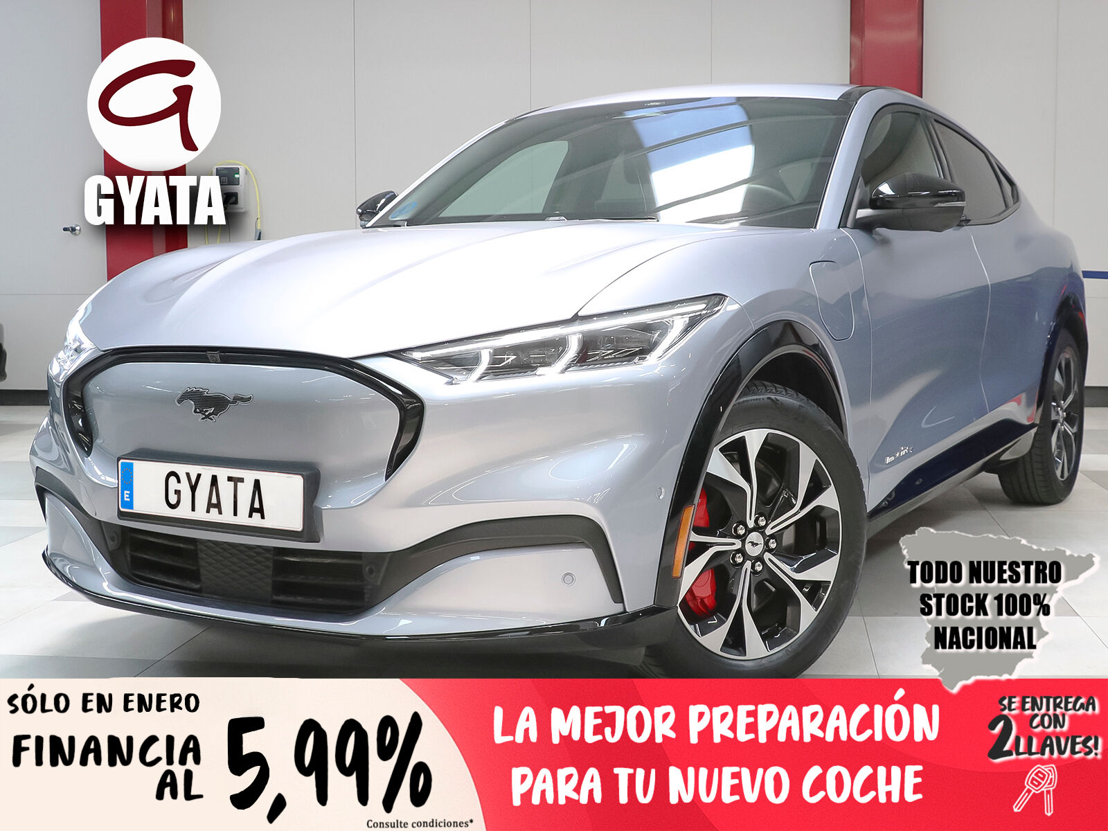 FORD Mustang Mach-E (Batería 75.7Kwh Base 198 kW (269 CV)) en Madrid
