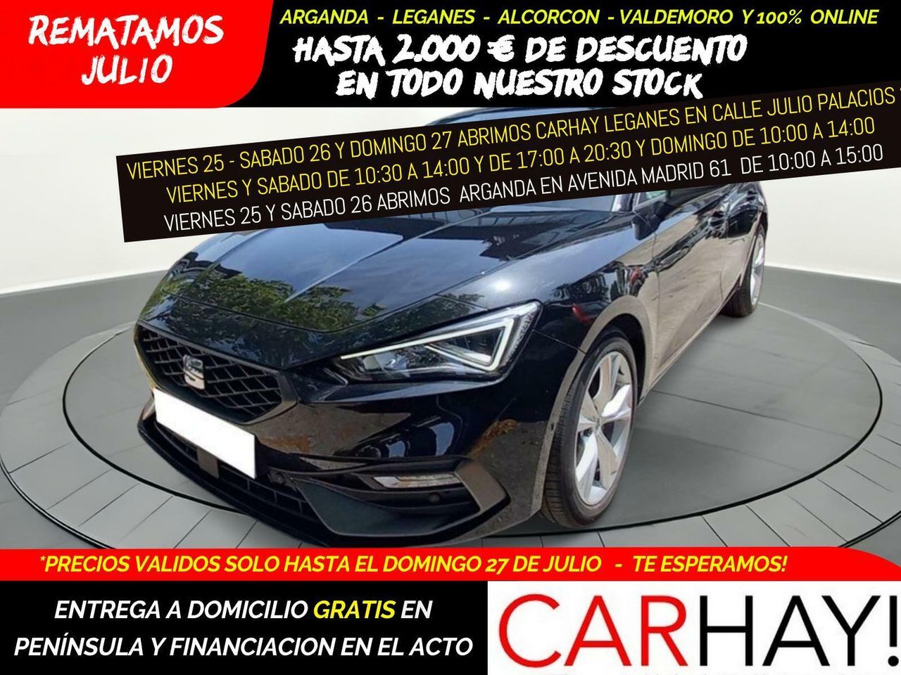 SEAT León (1.0 TSI 110 FR Winter Comort Drive&Park) en Madrid