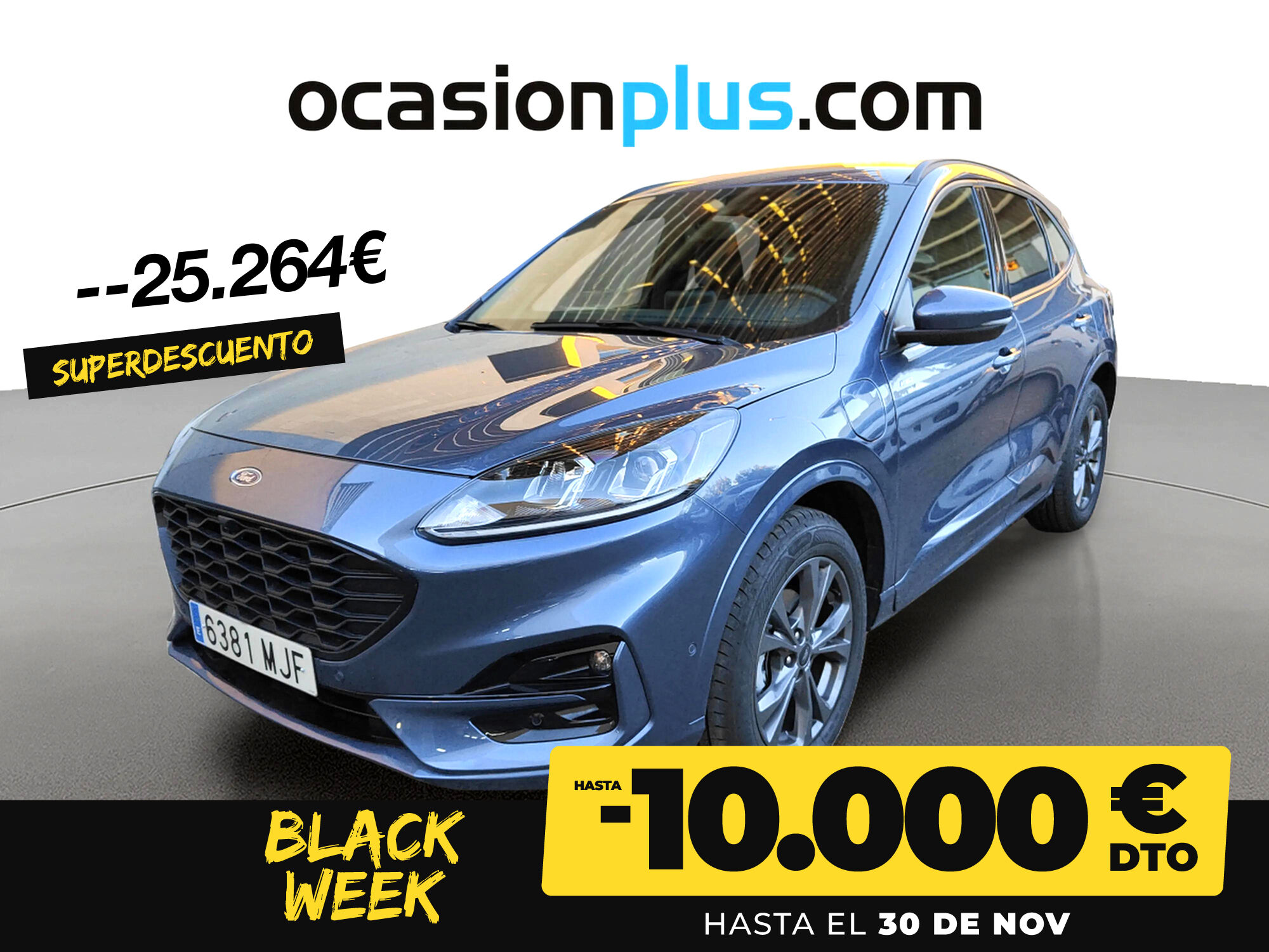 FORD Kuga (2.5 Duratec PHEV ST-Line Auto 165 kW (225 CV)) en Madrid