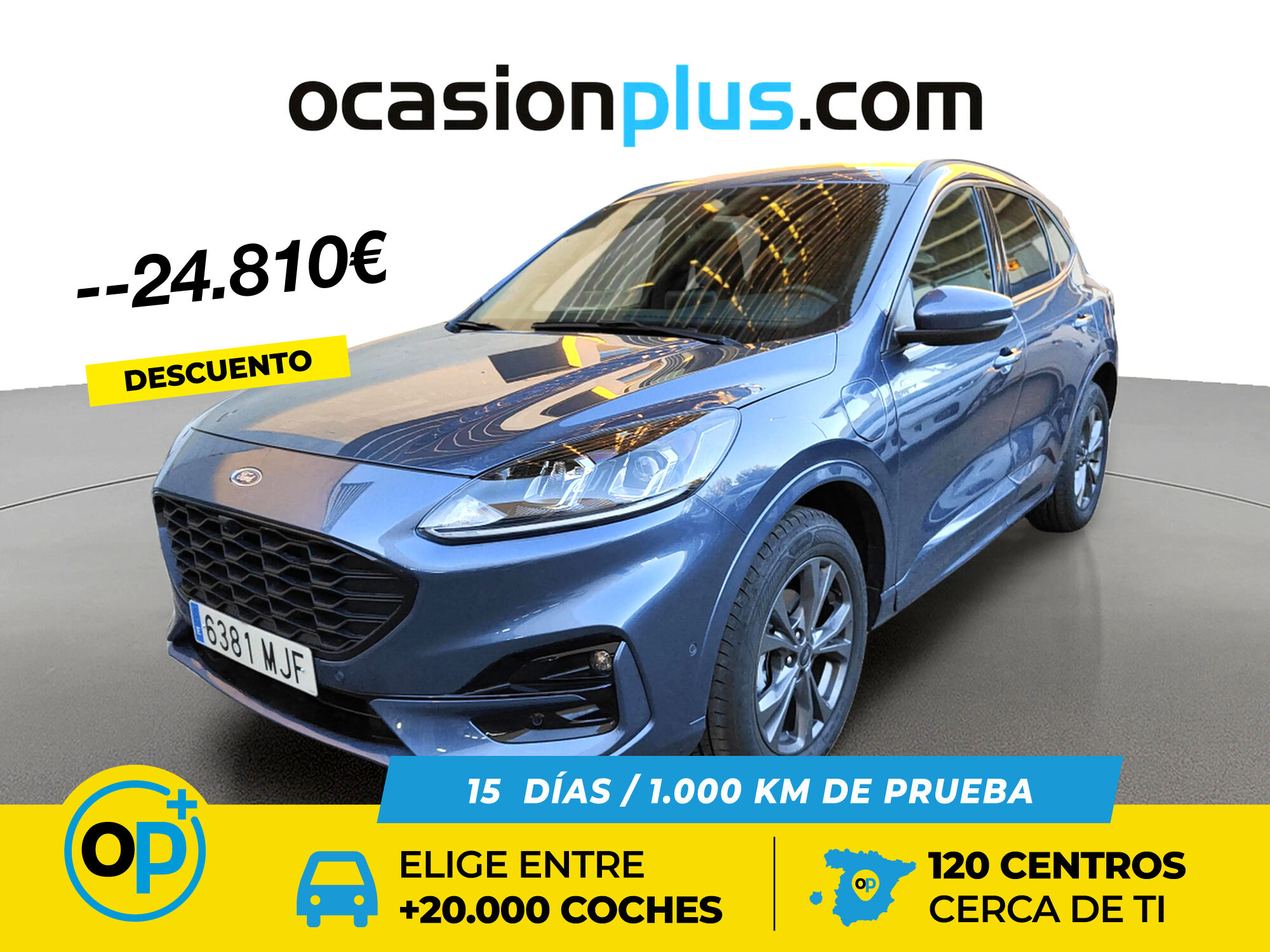 FORD Kuga (2.5 Duratec PHEV ST-Line Auto 165 kW (225 CV)) en Madrid