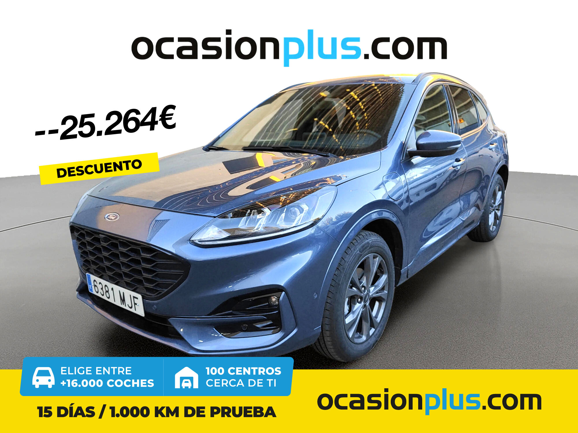 FORD Kuga (2.5 Duratec FHEV ST-Line Auto 140 kW (190 CV)) en Madrid