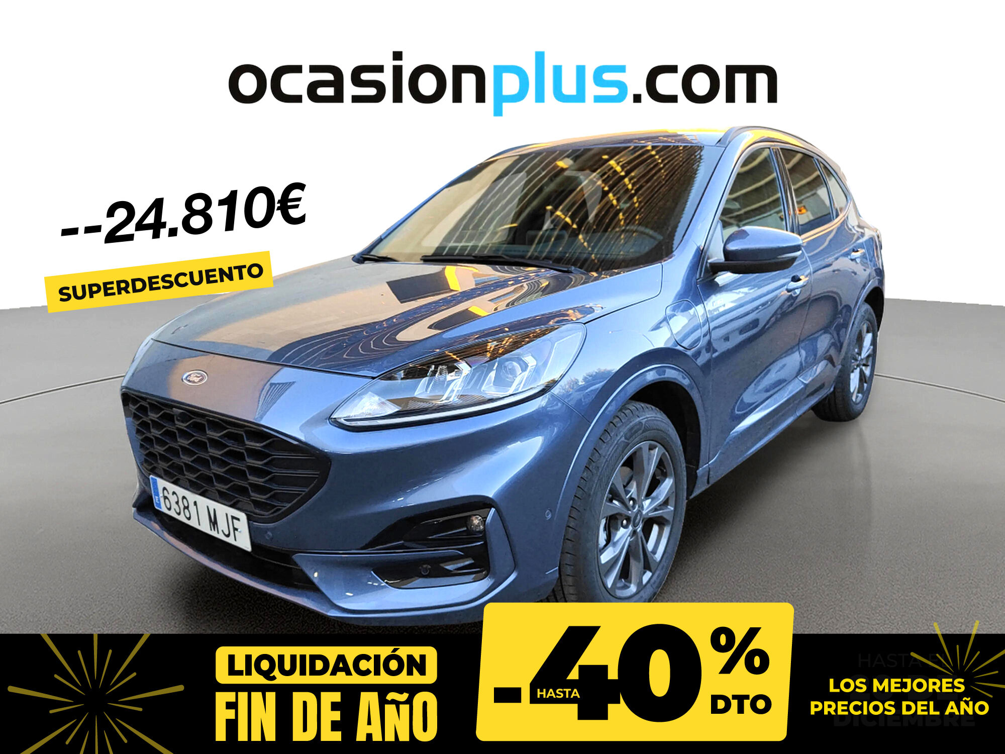 FORD Kuga (2.5 Duratec PHEV ST-Line Auto 165 kW (225 CV)) en Madrid