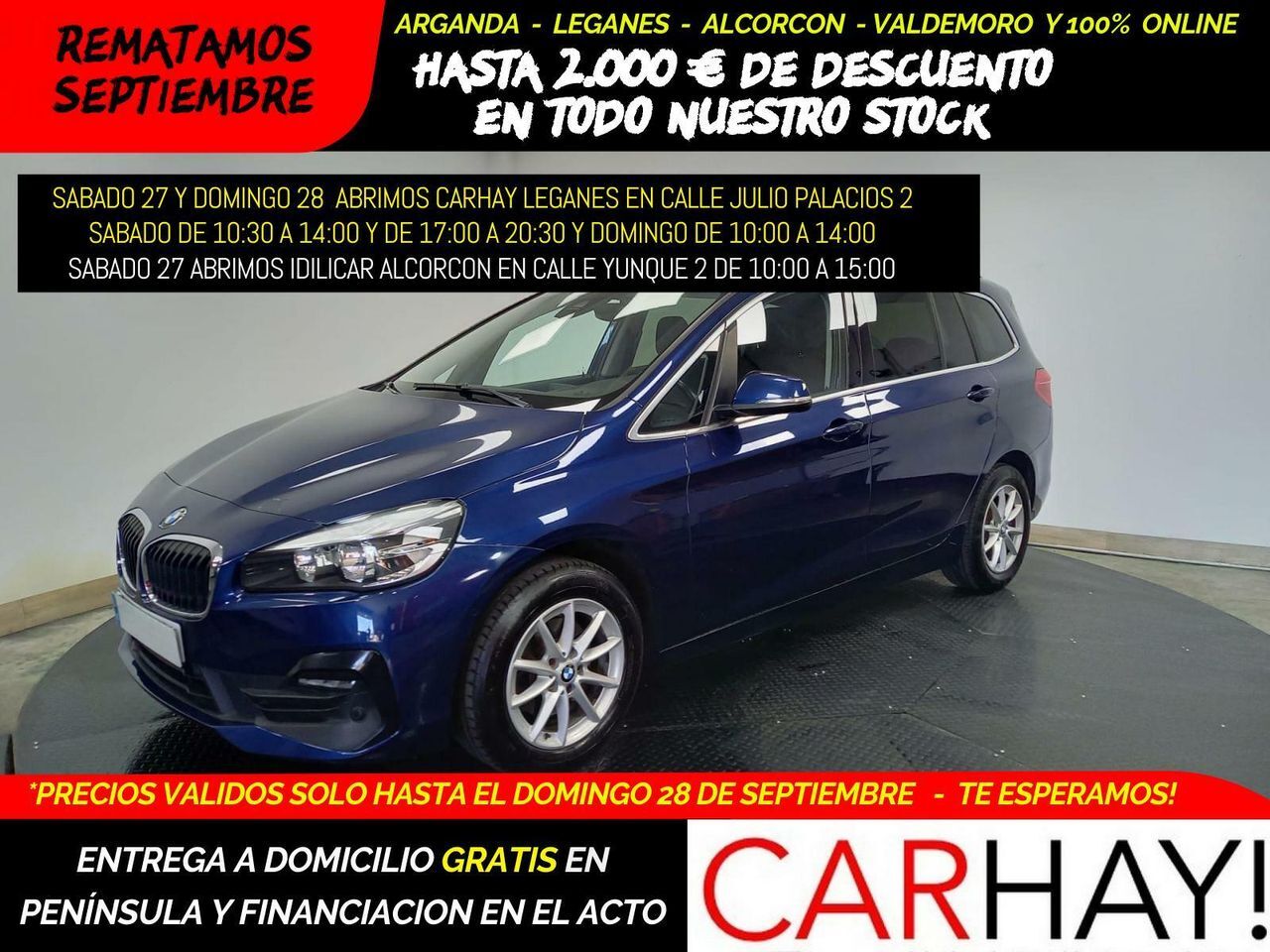 BMW Serie 2 (216 D ADBLUE (EU6D-TEMP)) en Madrid