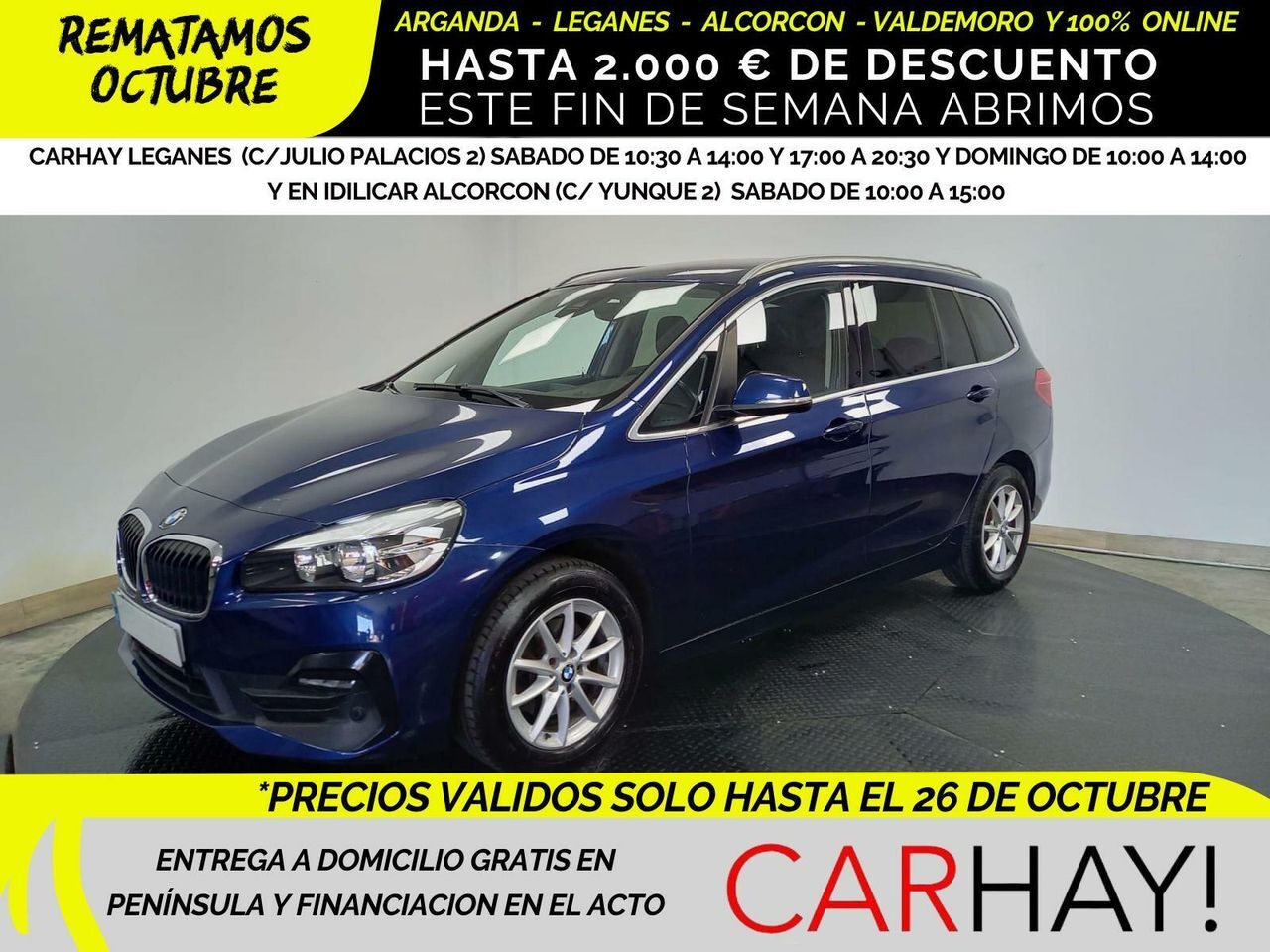 BMW Serie 2 (216 D ADBLUE (EU6D-TEMP)) en Madrid