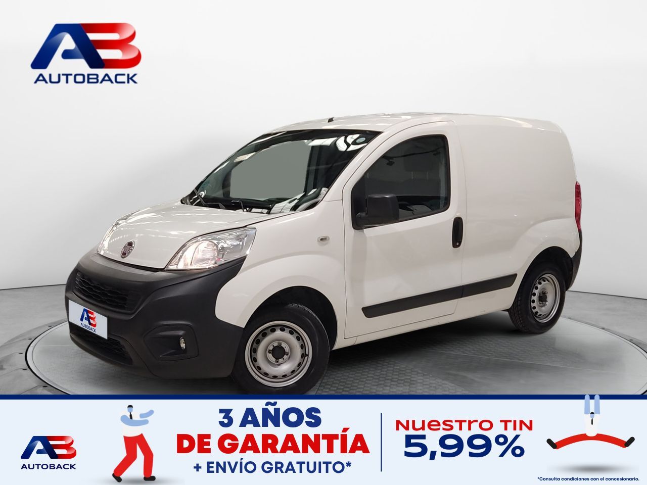 FIAT Fiorino (Cargo Base N1 1.3 MJet 59 kW (80 CV) 4 Puertas) en Madrid